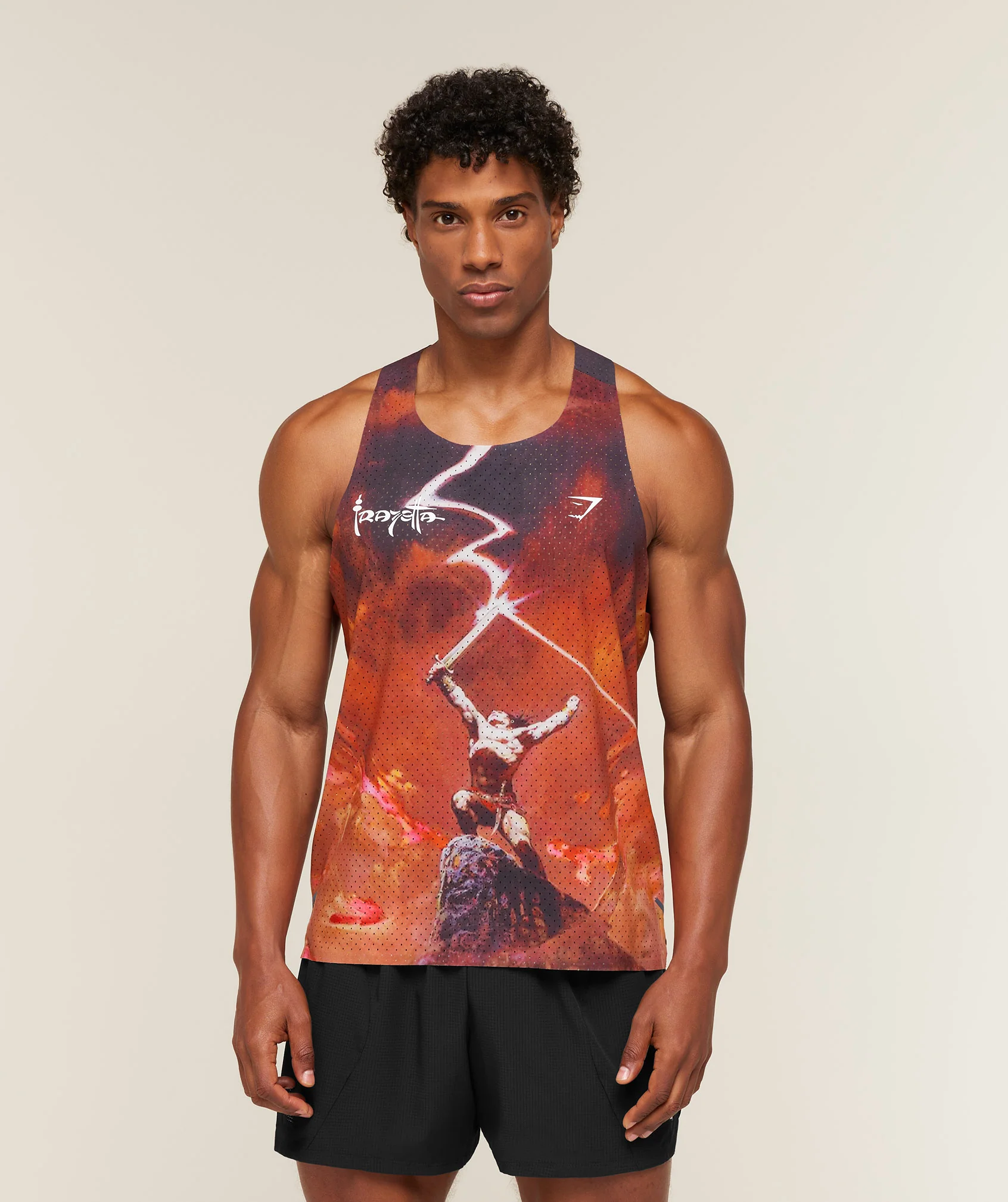 Gymshark x Frazetta x Run Club Tank With Reflective Trims