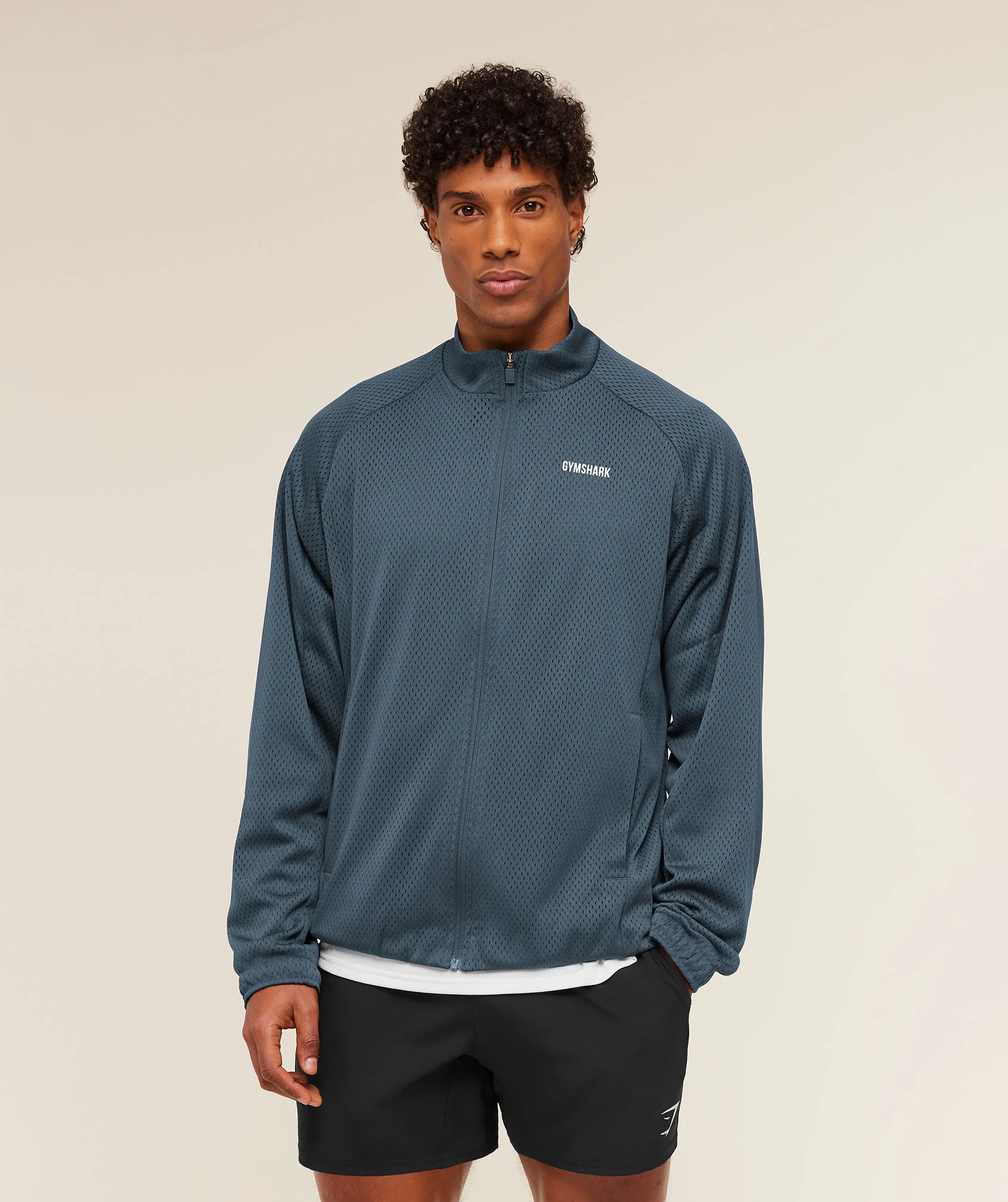 Train Zip Through Jacket Regular Fit with Raglan Sleeves