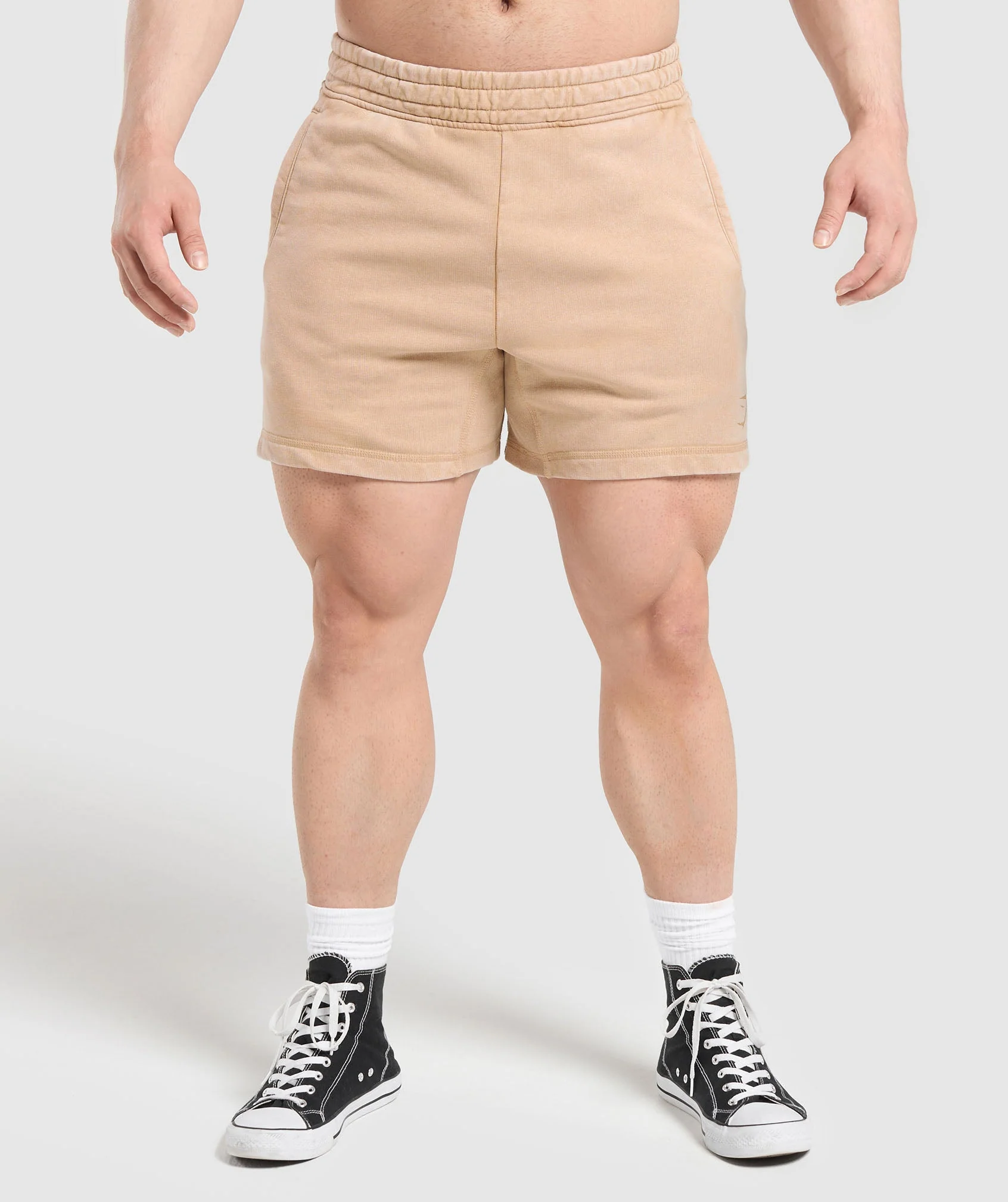 Gymshark Heritage Power Washed 5 Inch Shorts Oversized Fit