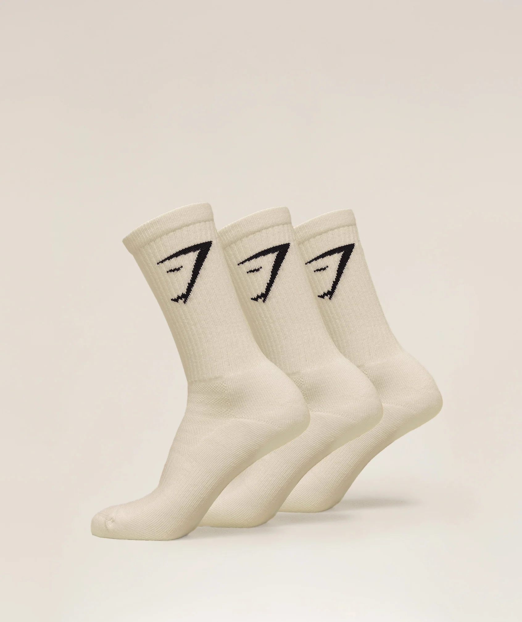 Gymshark Crew Socks 3 Pack, High Crew Fit