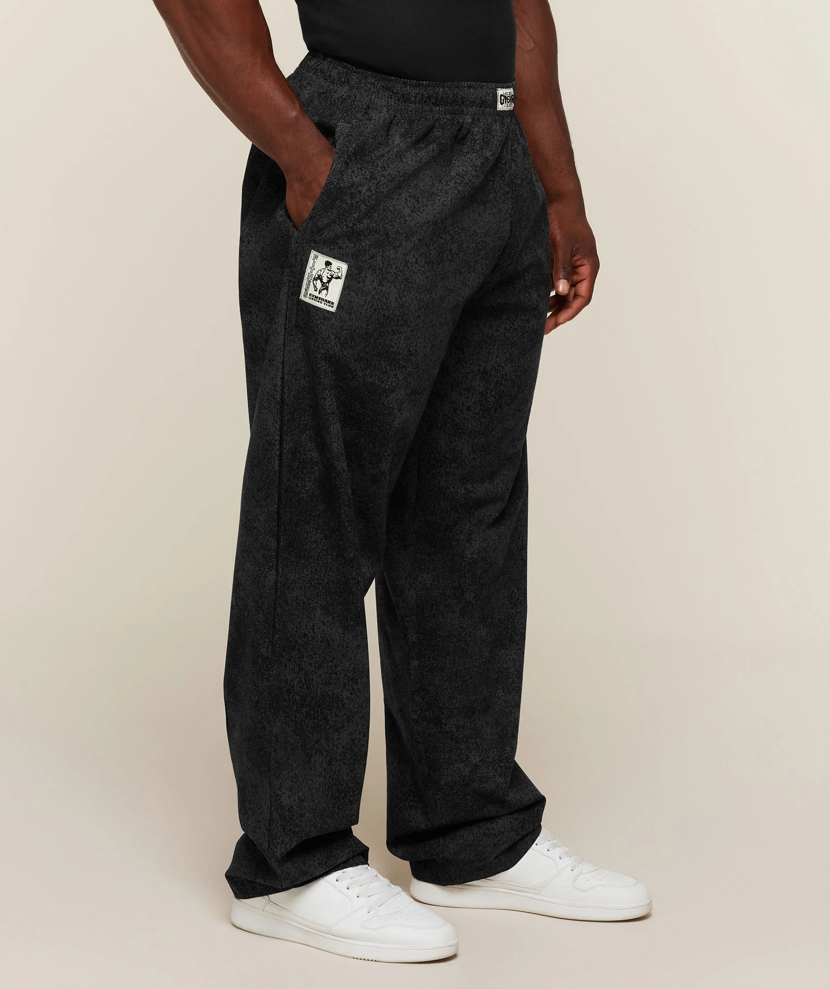 Straight Leg Pumper Pants in Grey for Lifting Sessions