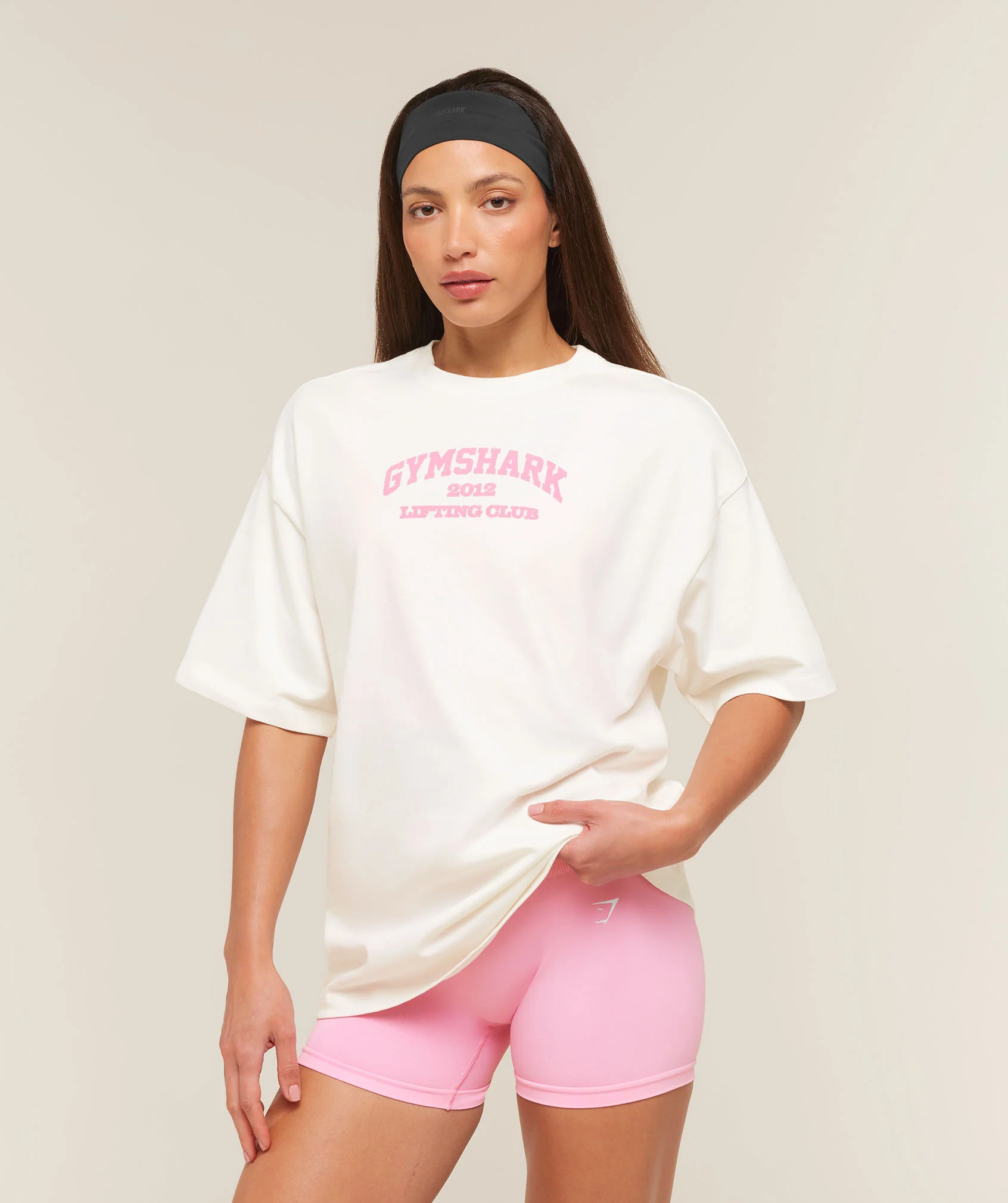 Cosy Luxe Campus T-Shirt Oversized Fit Soft Cotton Graphic Tee