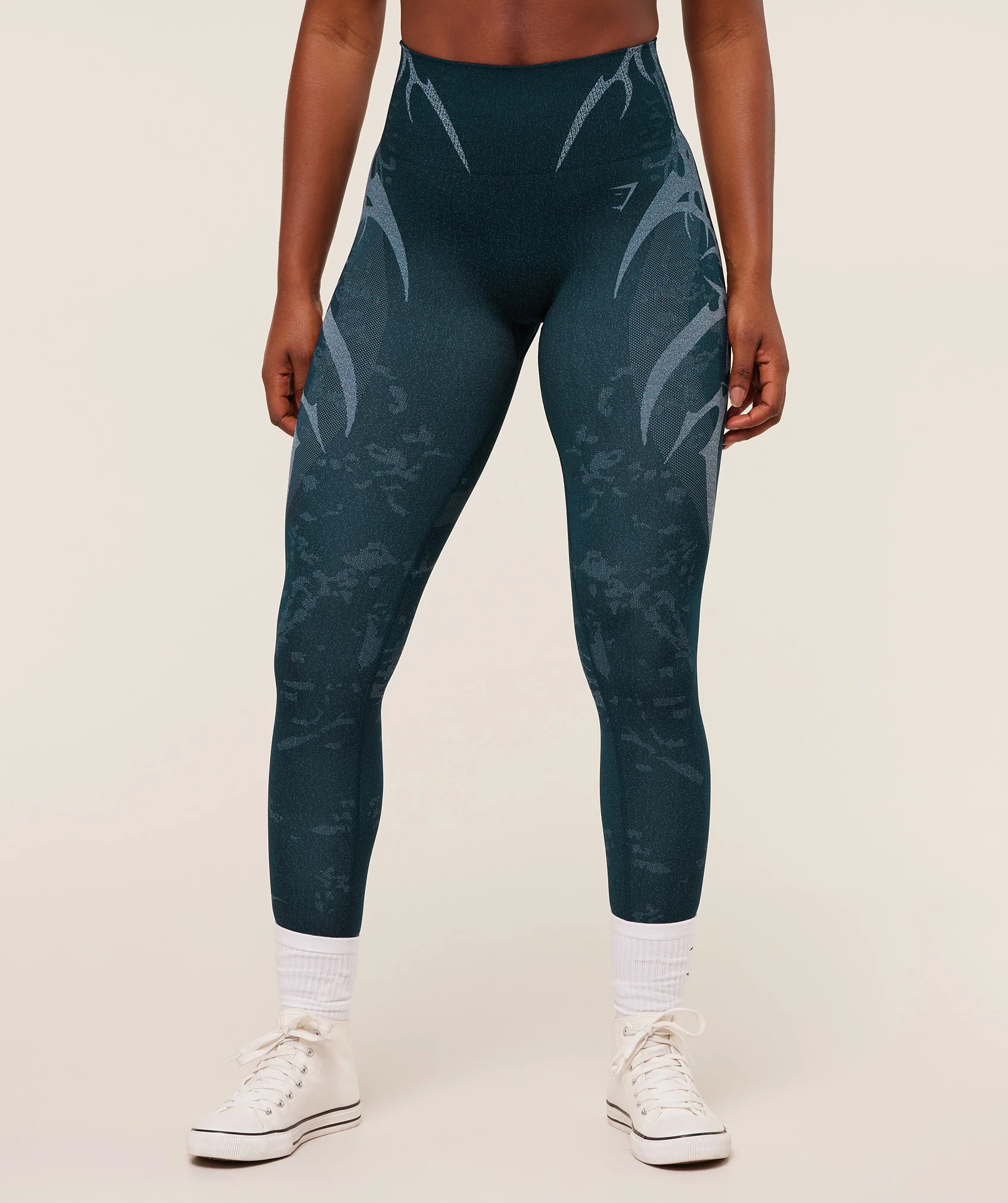 Storm Seamless Leggings with Sculpting Seams and Mesh Ventilation