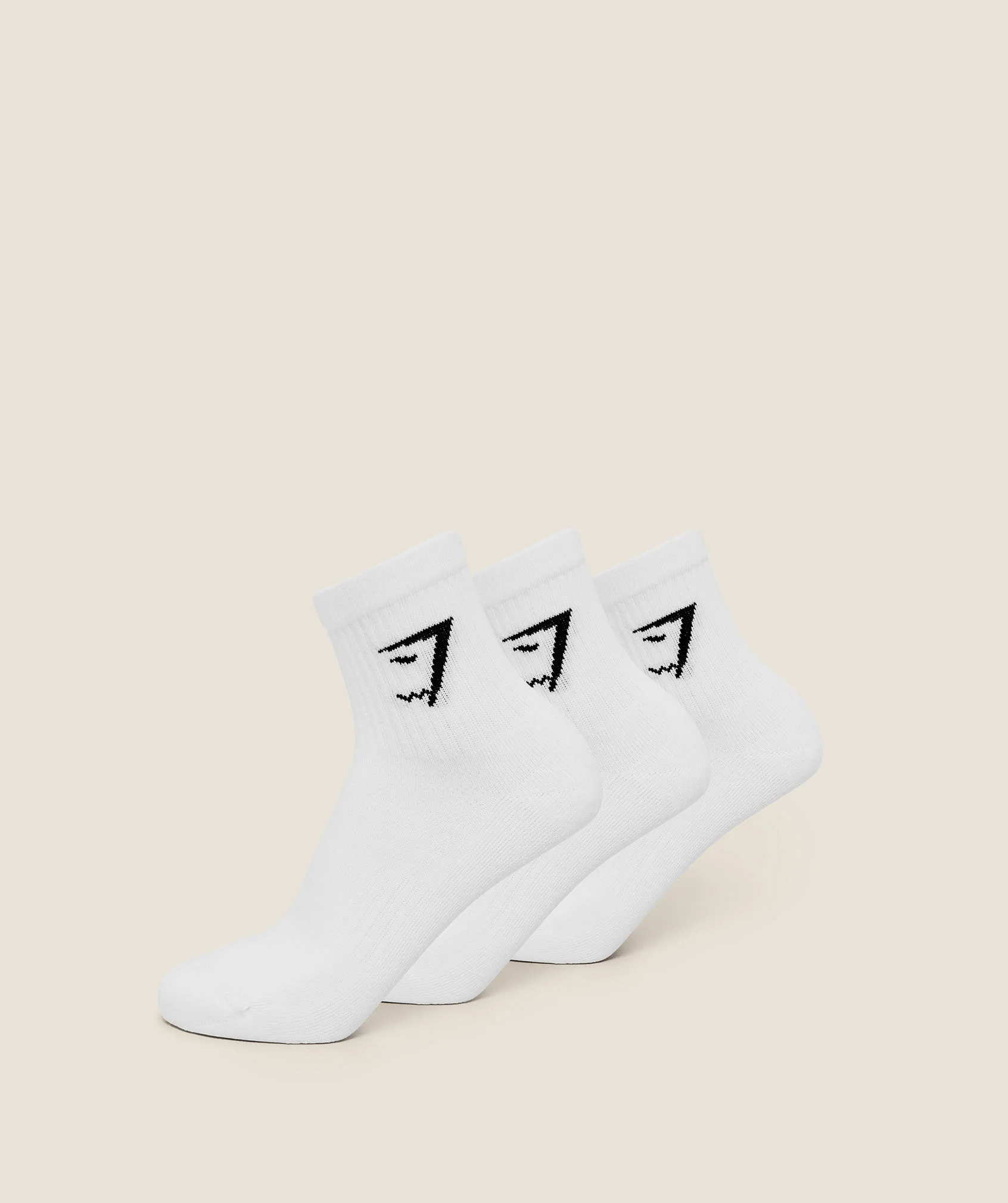 Gymshark Midi Socks 3 Pack Ankle Support for Training