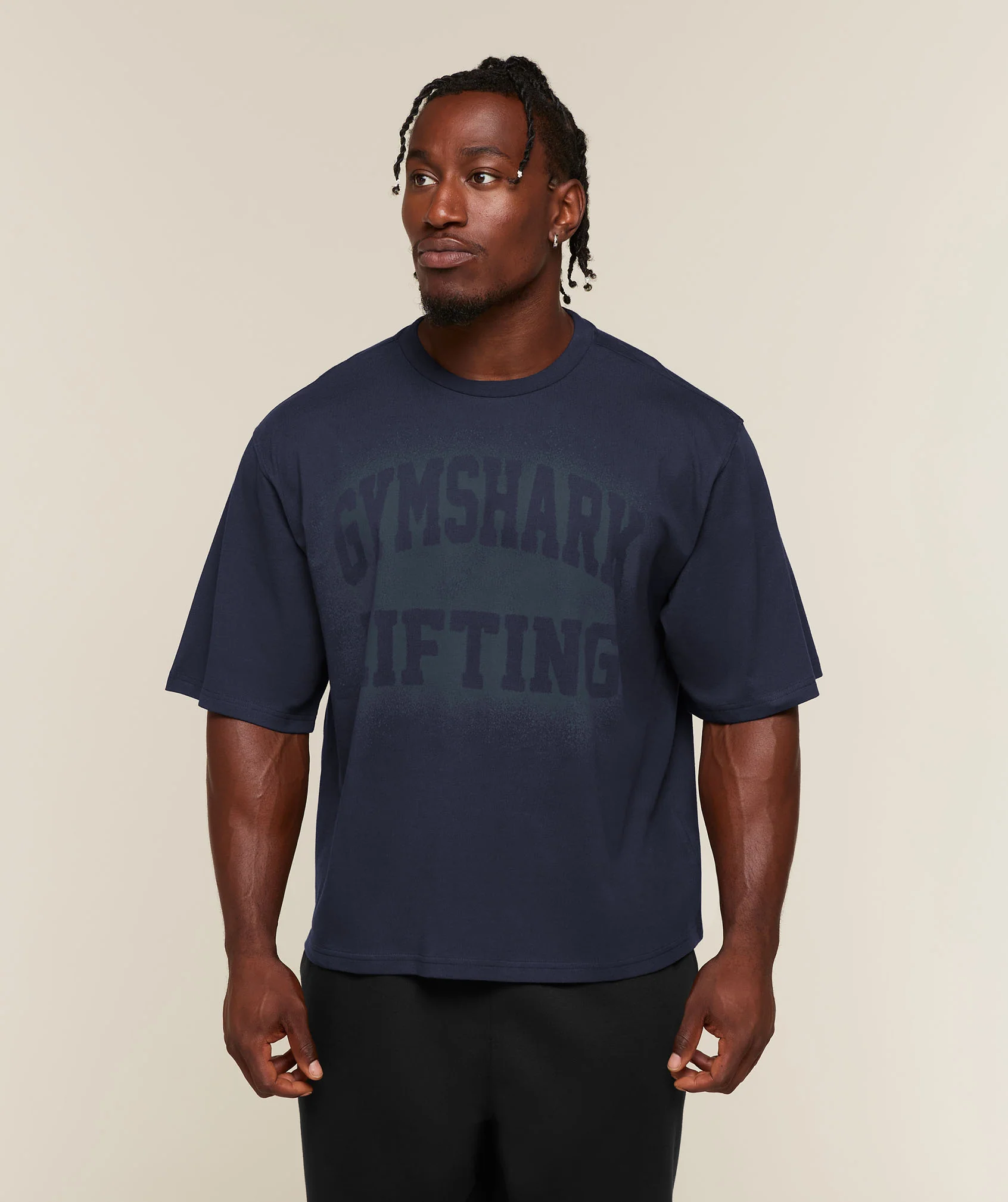 T-shirt con grafica Faded Lifting in vestibilità oversize