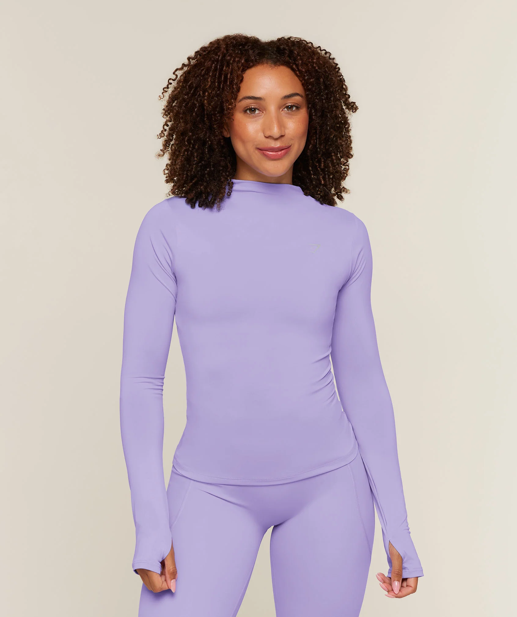 Gymshark Running High Neck Long Sleeve Top for Women