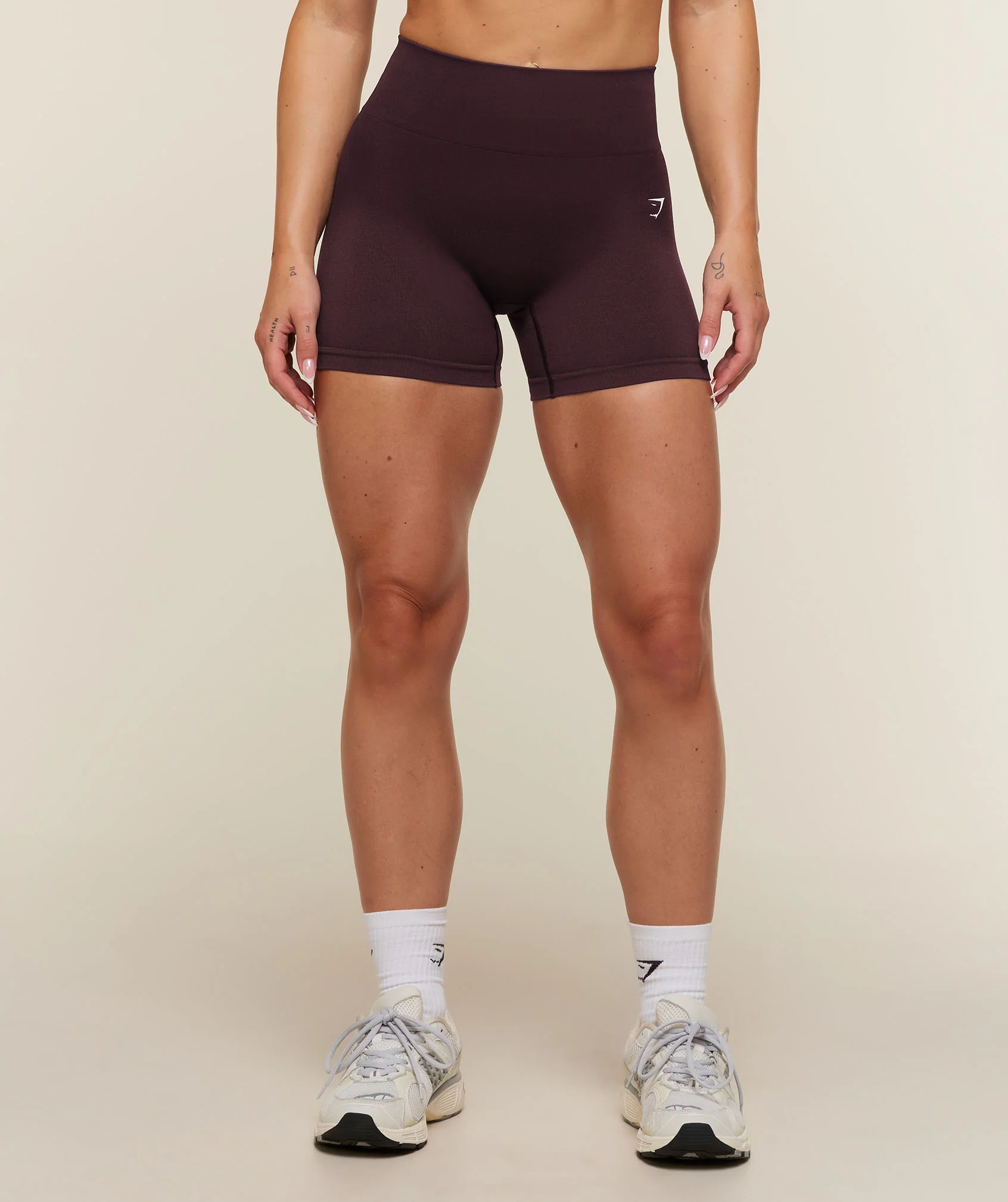 Gymshark Adapt Solid Shorts with High-Rise Waistband and Soft Scrunch
