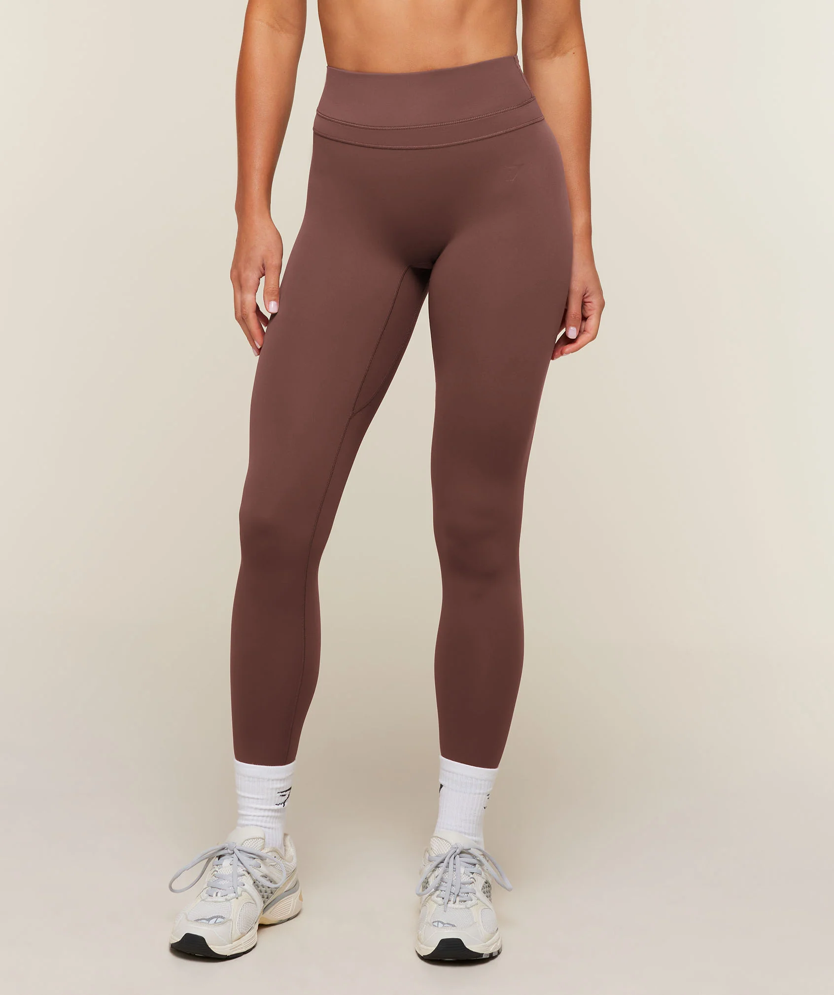 Whitney High-Rise Regular Leggings in Brown