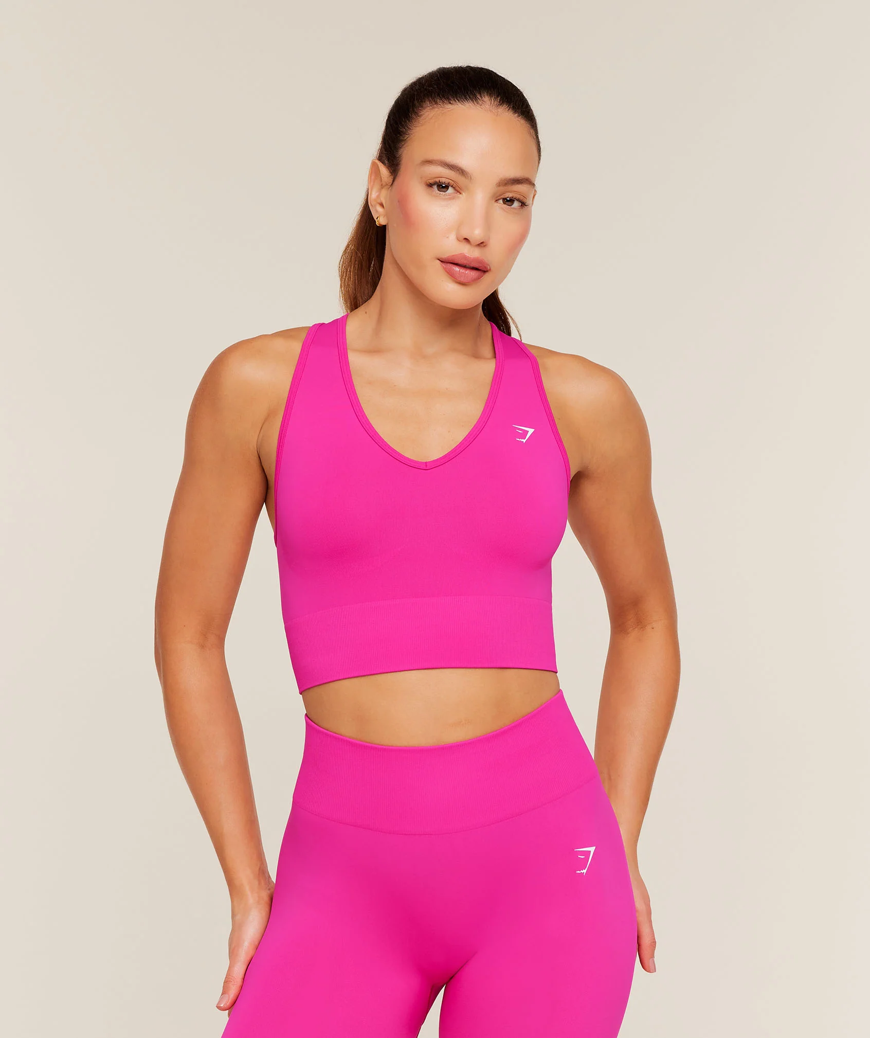 Everyday Seamless Crop Tank Racerback Training Top
