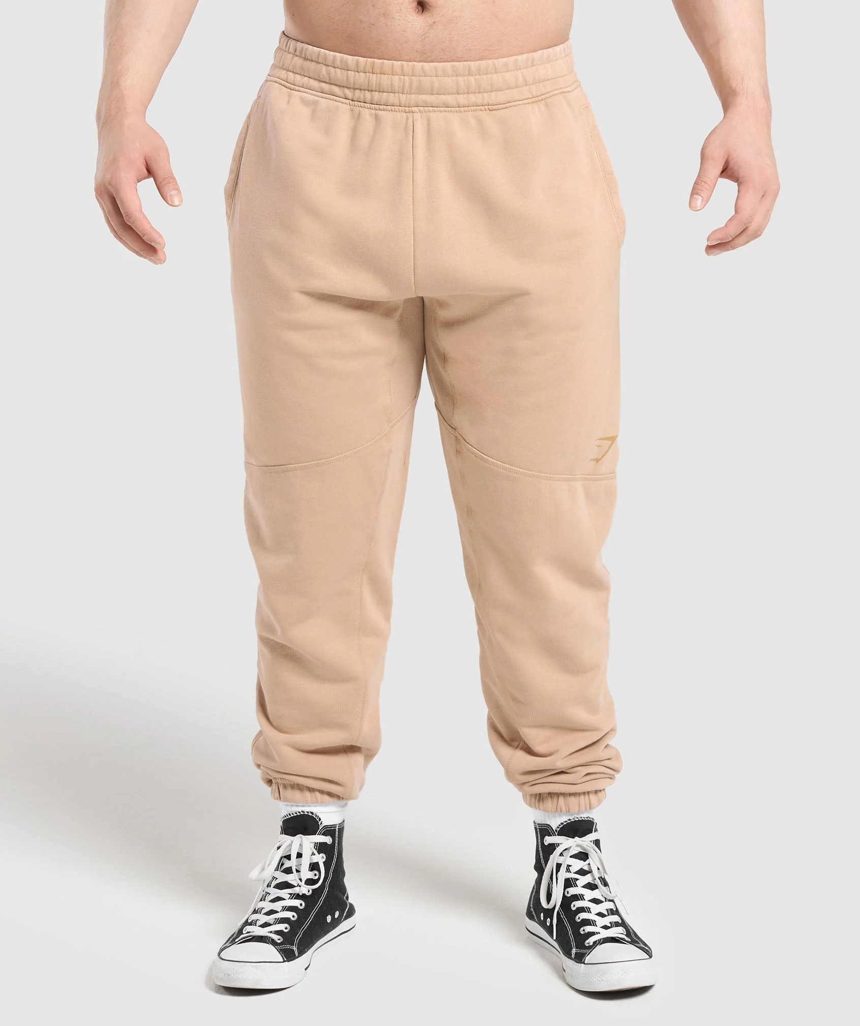 Heritage Power Washed Joggers in Deep Fawn Brown