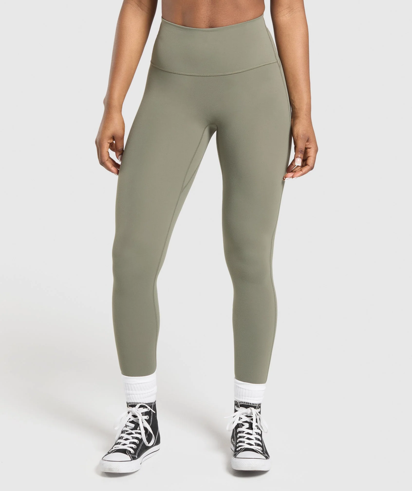 Legacy Logo Leggings with High Depth Waistband