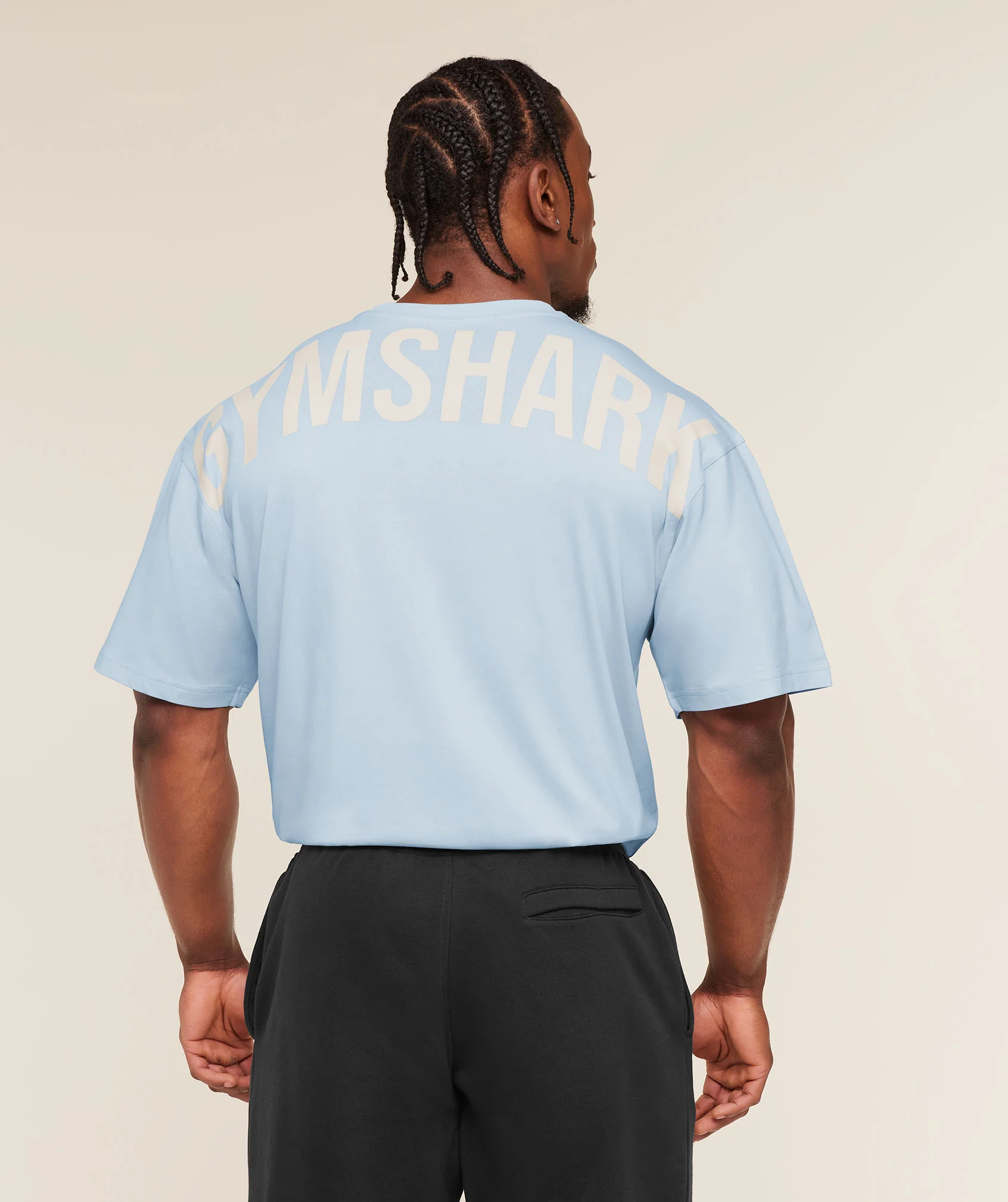 Gymshark Power T-Shirt Oversized Fit Graphic Back Tee