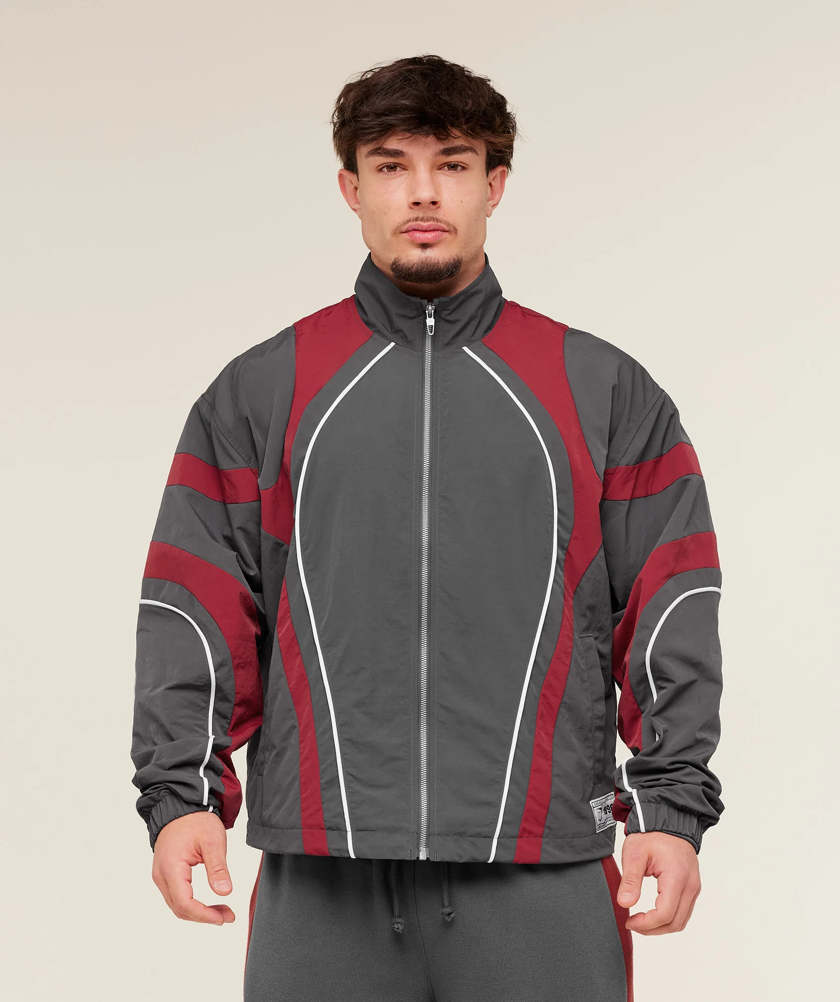 Gymshark GS x Carlos Track Jacket with Bungee Hem and High Neck