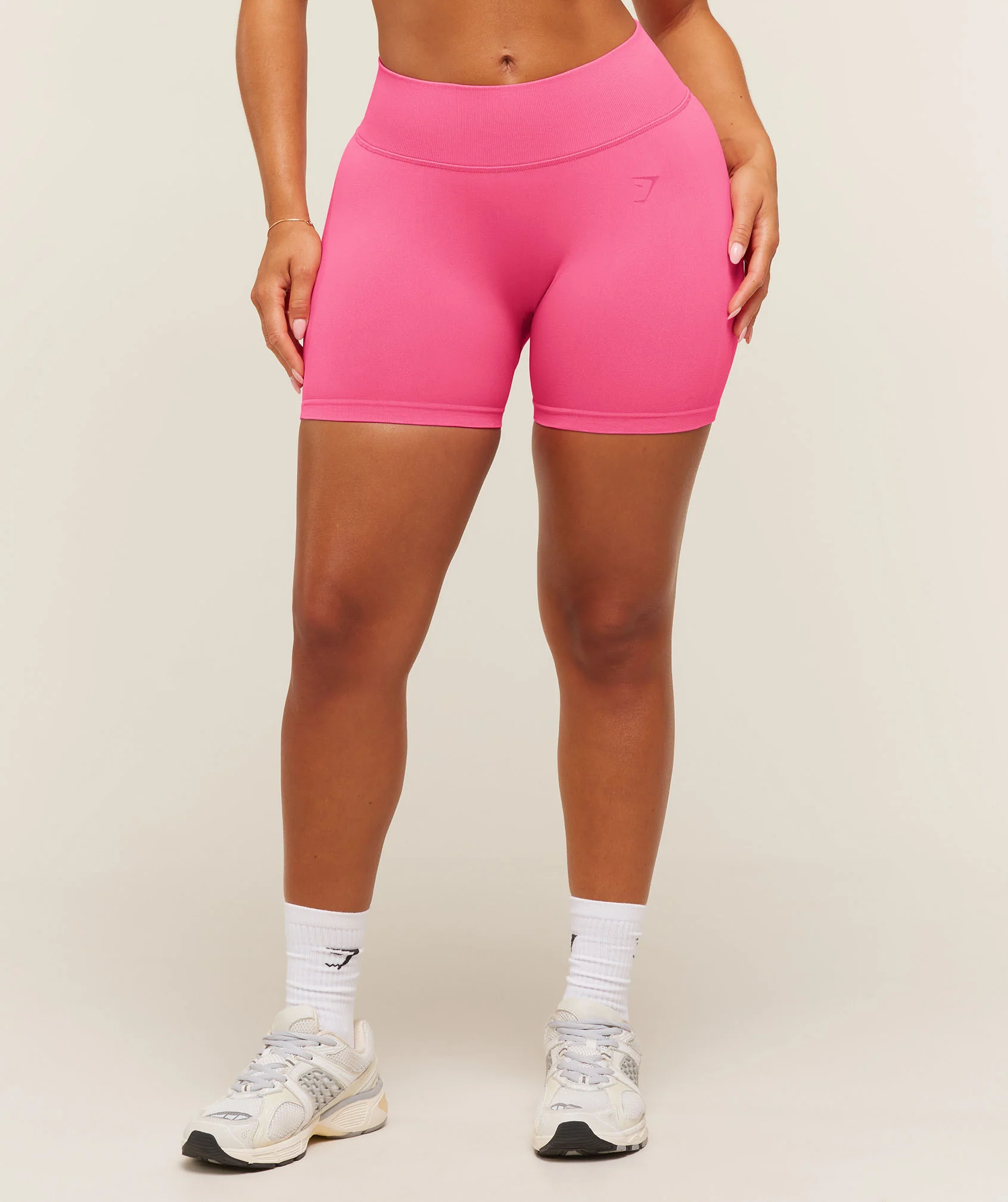 Gymshark Lift Seamless 2.0 Mid-Rise Shorts in Pink