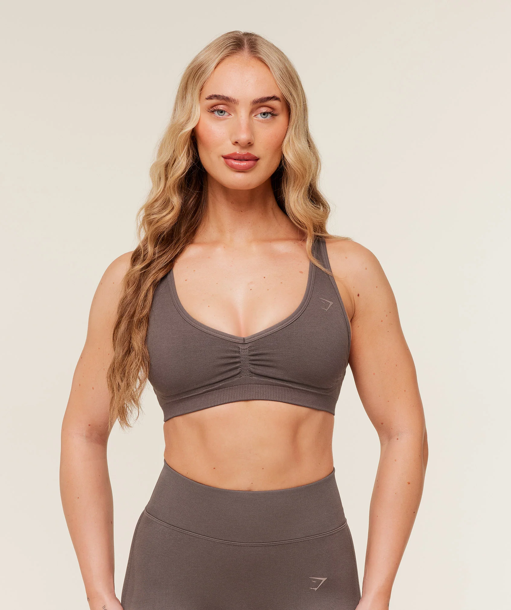 Gymshark Lift Seamless Sports Bra with Ruched Bust Detail