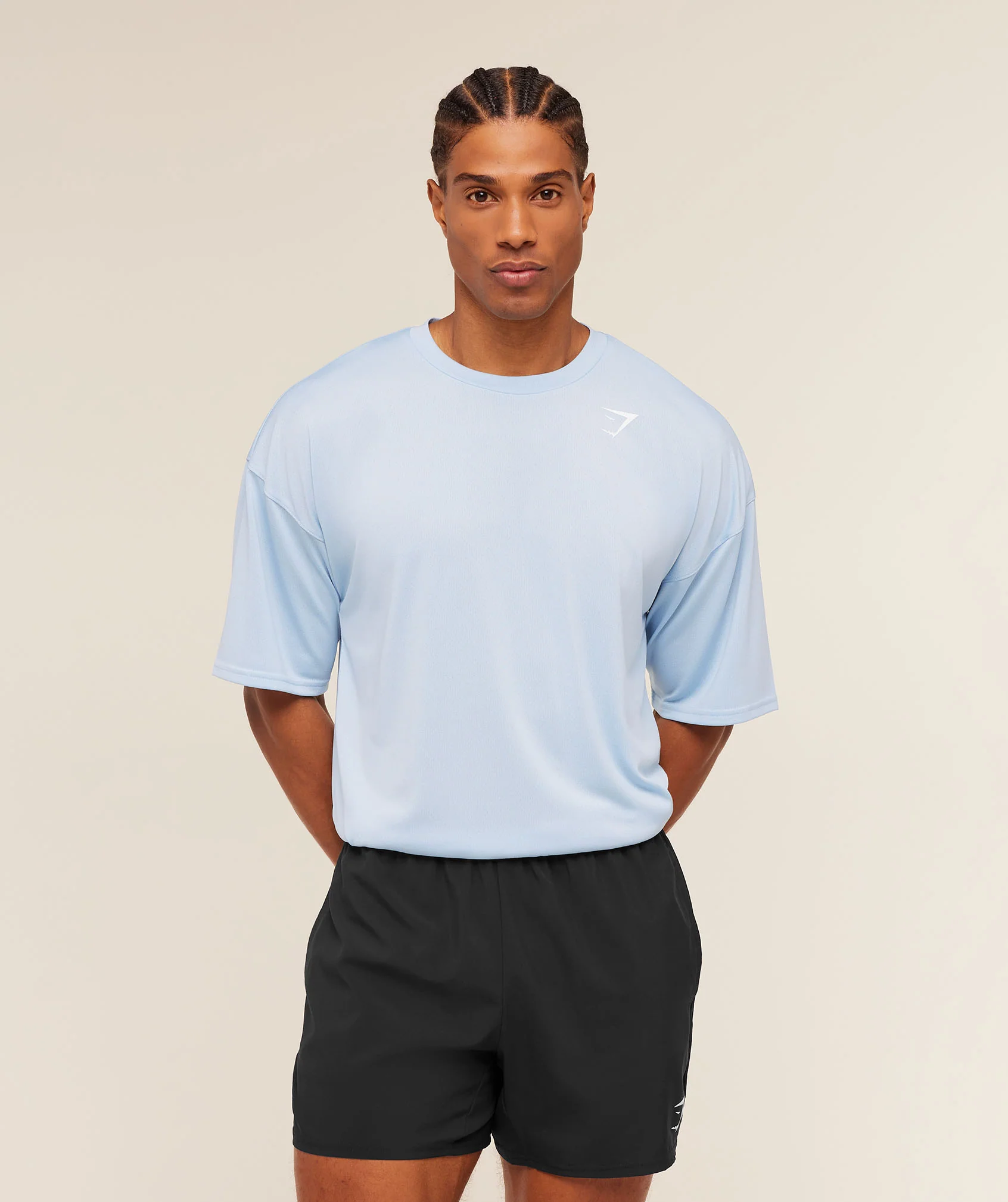 Gymshark Arrival Oversized T-Shirt in Blue
