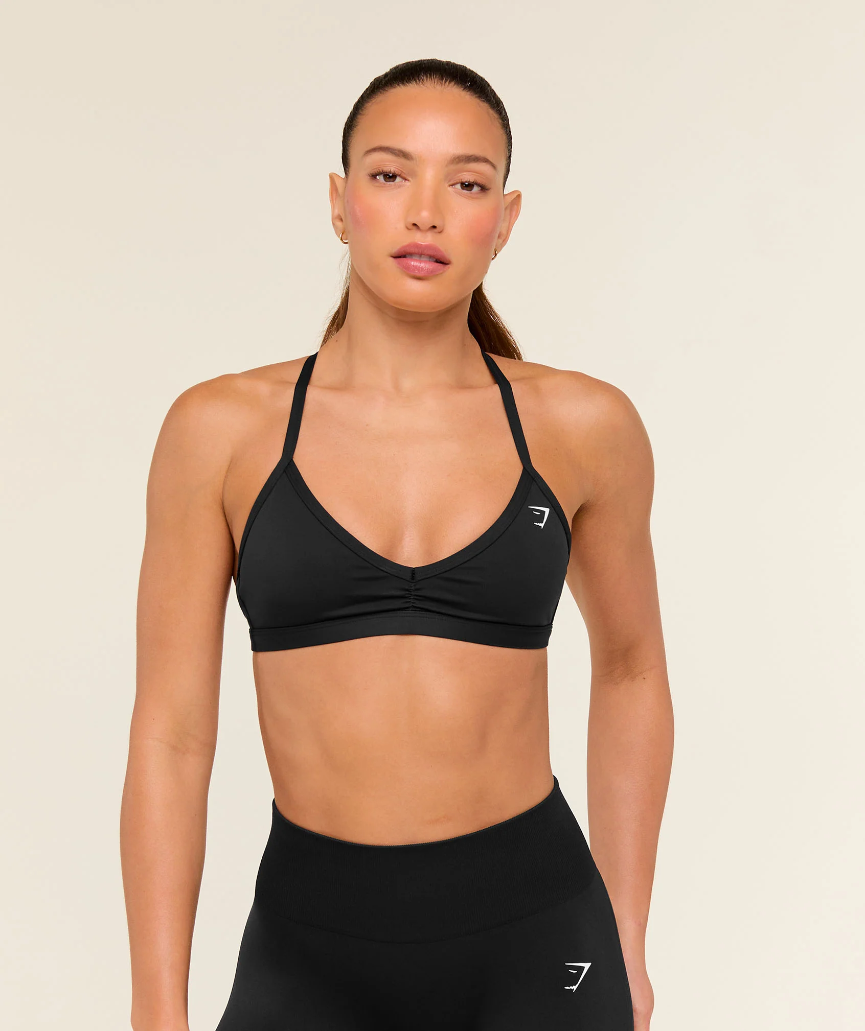Minimal Sports Bra with Removable Straps for Light Support