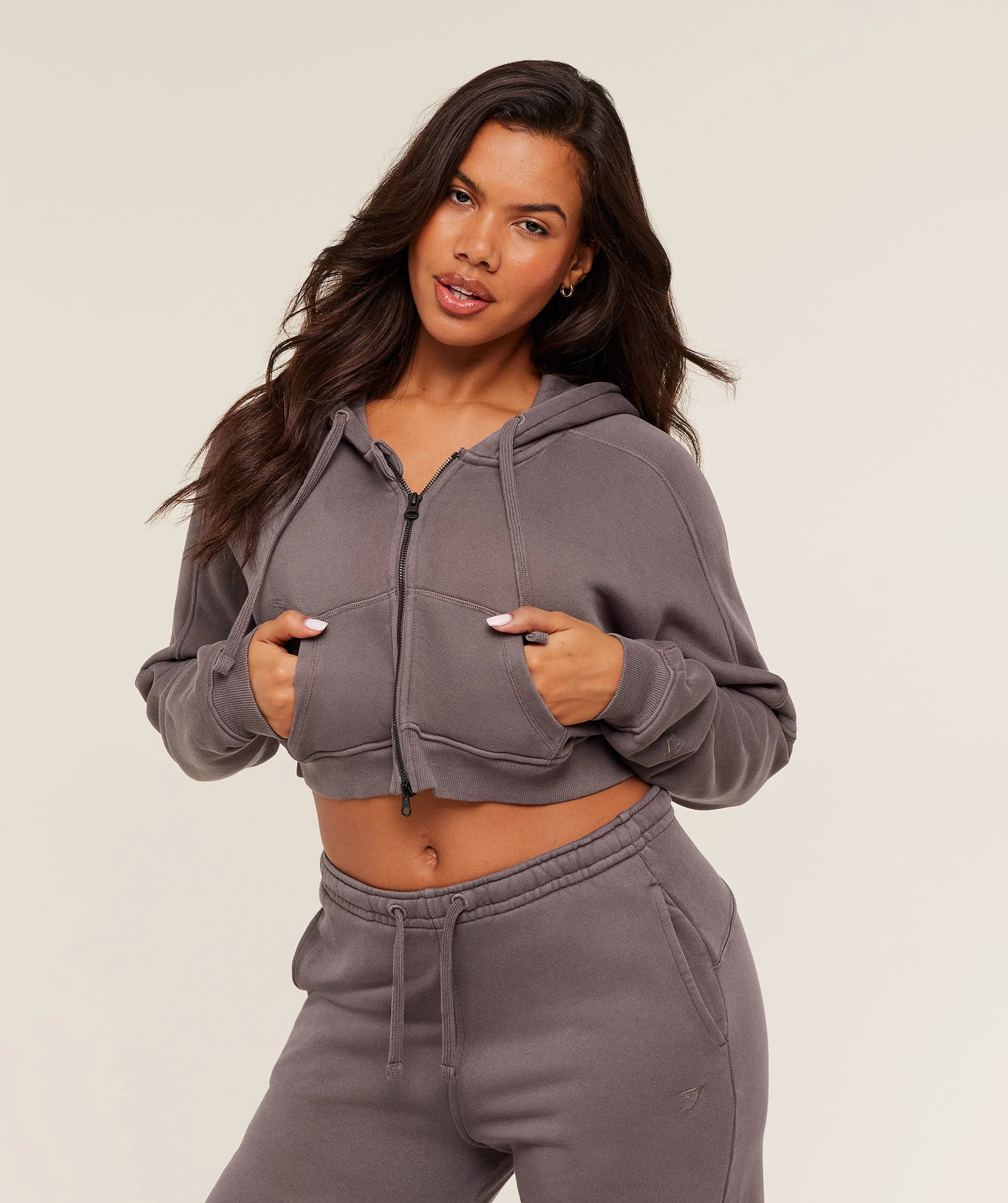 Gymshark Pump Zip Through Hoodie in Heavyweight Cotton