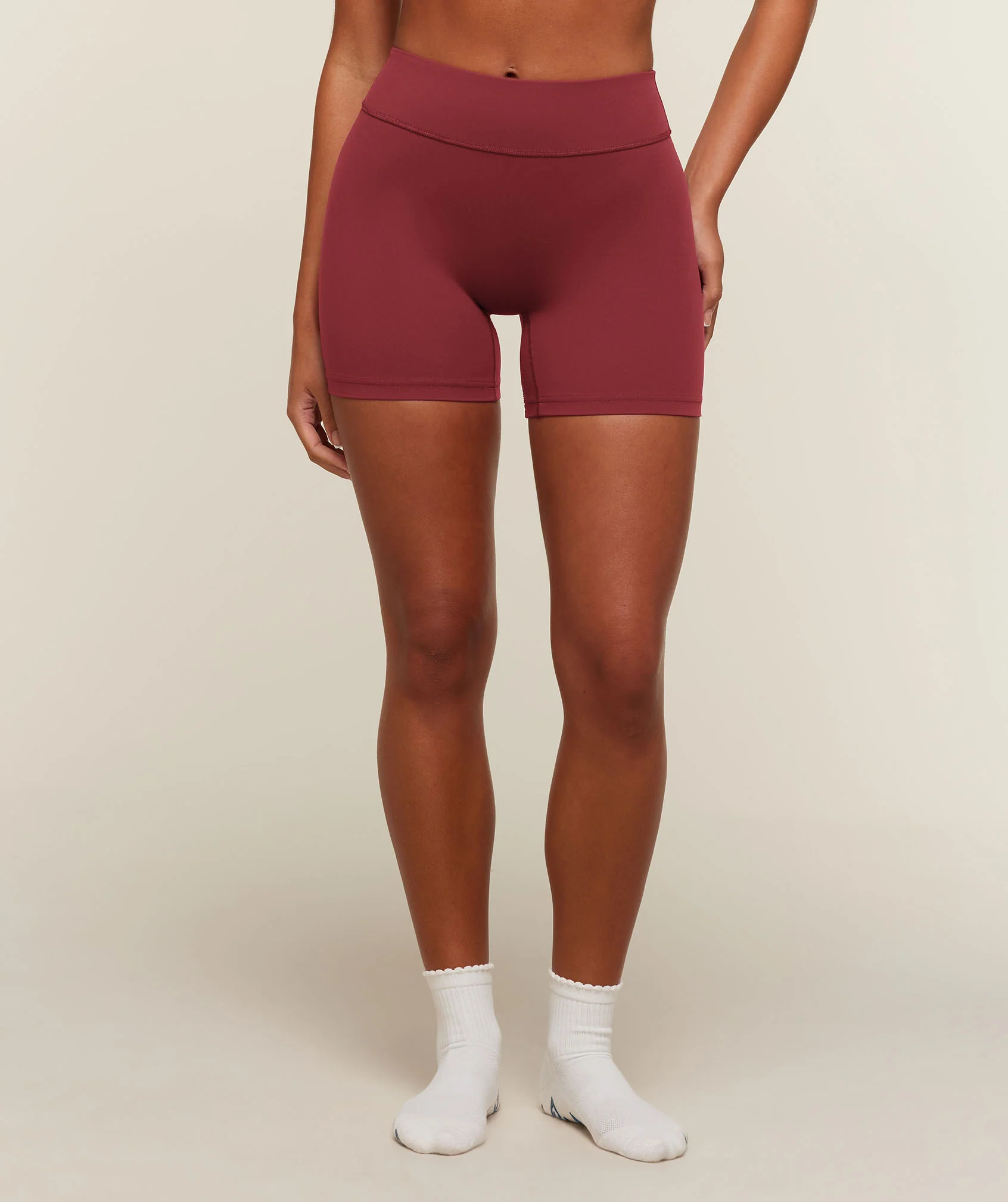 Gymshark SoftSense™ High-Rise Shorts in Red