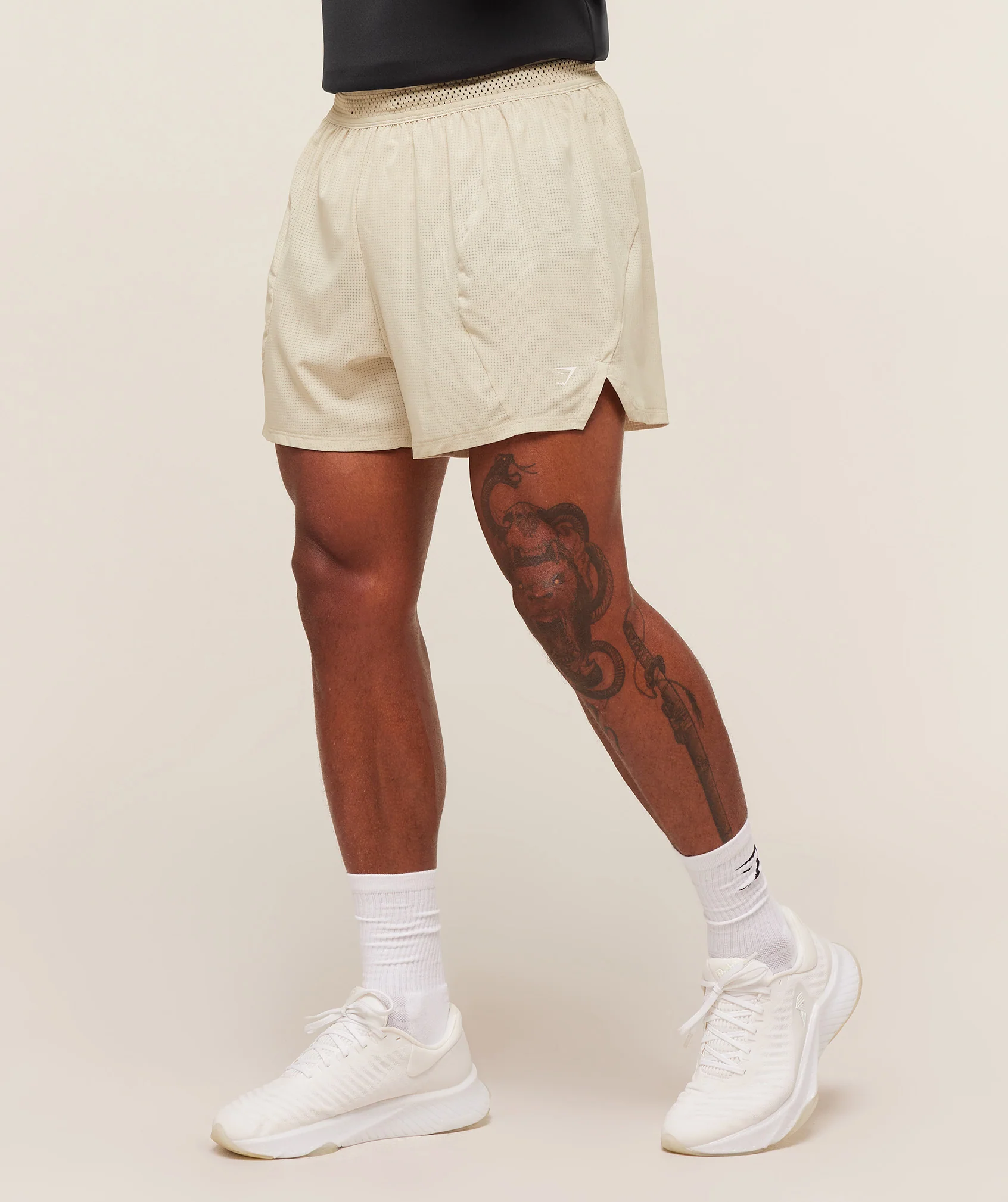 Running 5 Inch Shorts with Inner Brief and Zipped Back Pocket