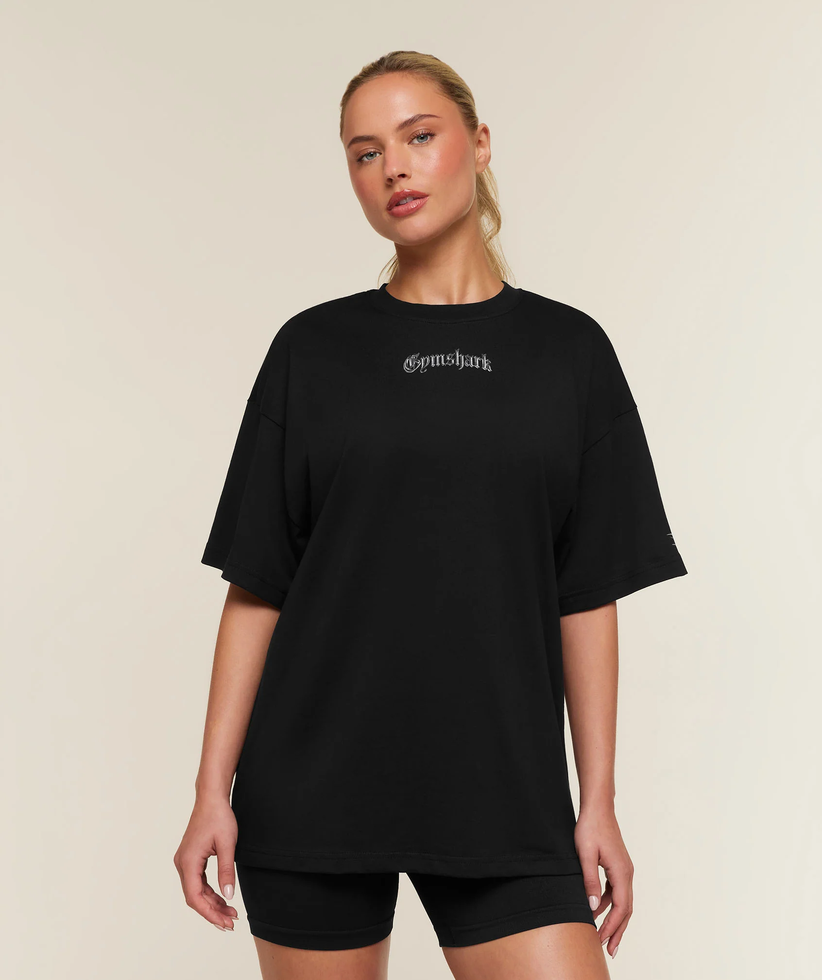 Chrome Graphic T-Shirt with Cherry Back Print