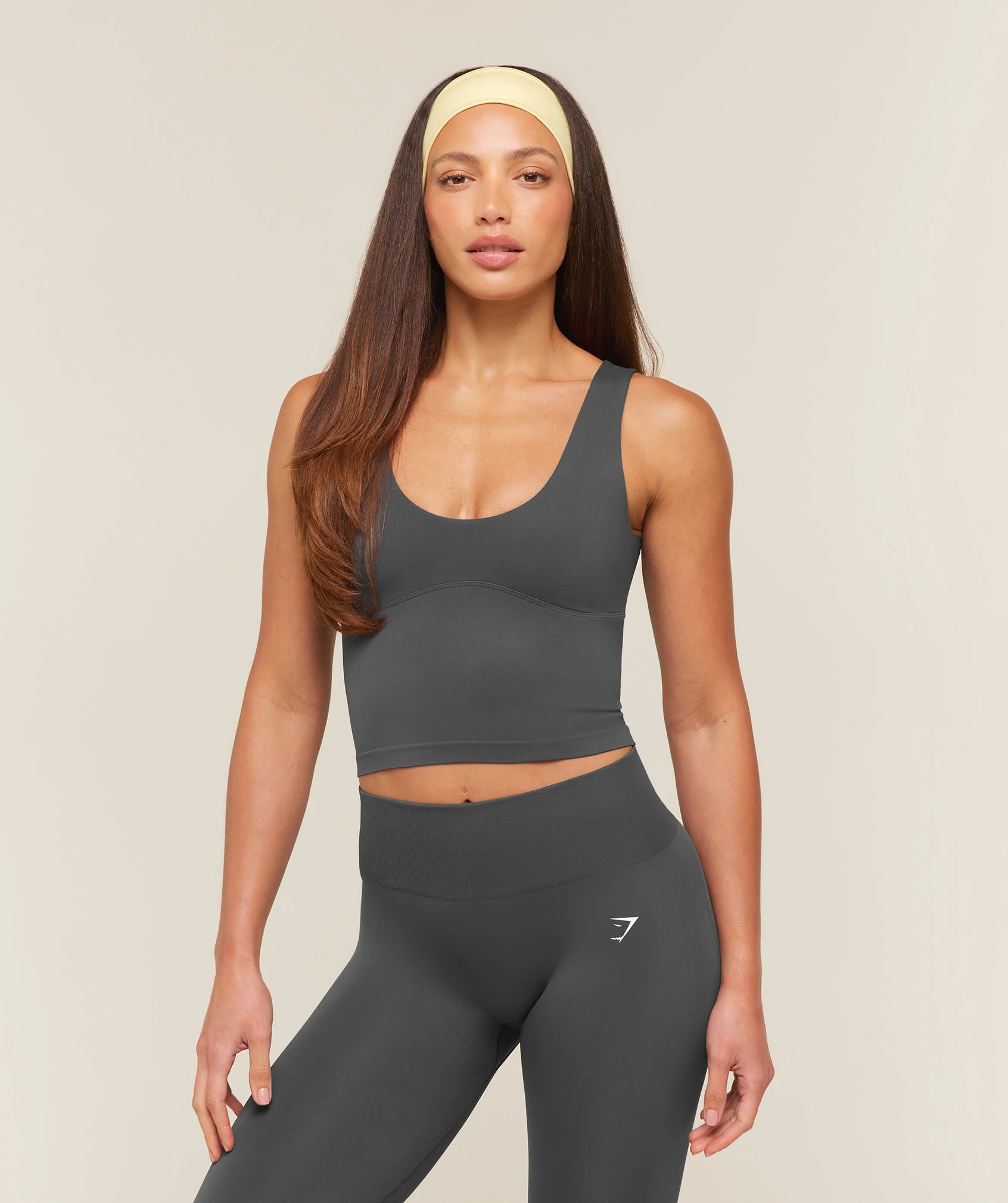 Canotta Gymshark Everyday Seamless Shelf Grigia