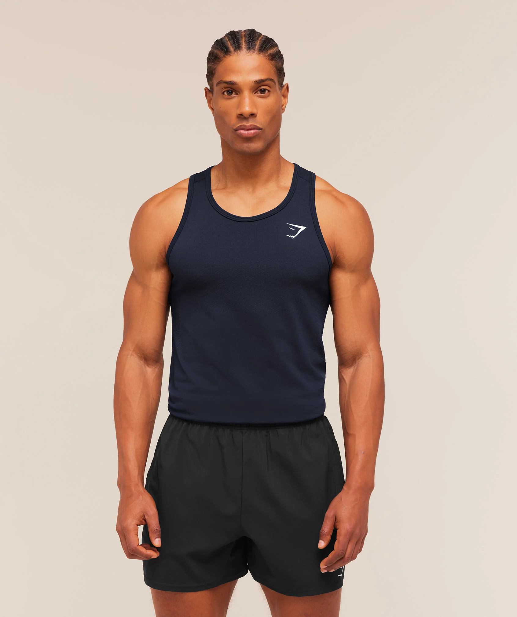 Gymshark Vital Tank Sleeveless Training Top in Blue