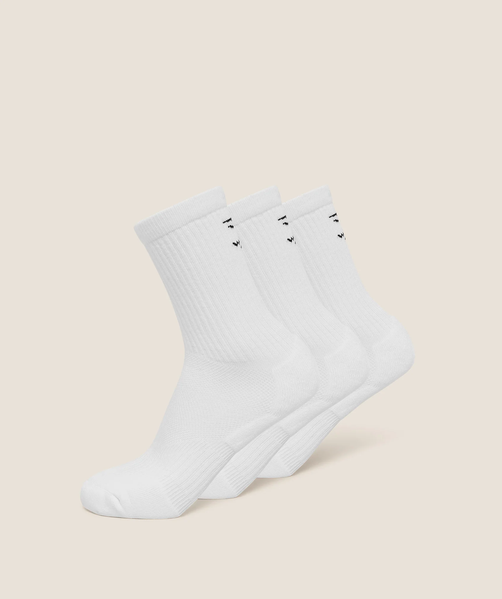 Performance Crew Socks 3pk with Arch Support and Mesh