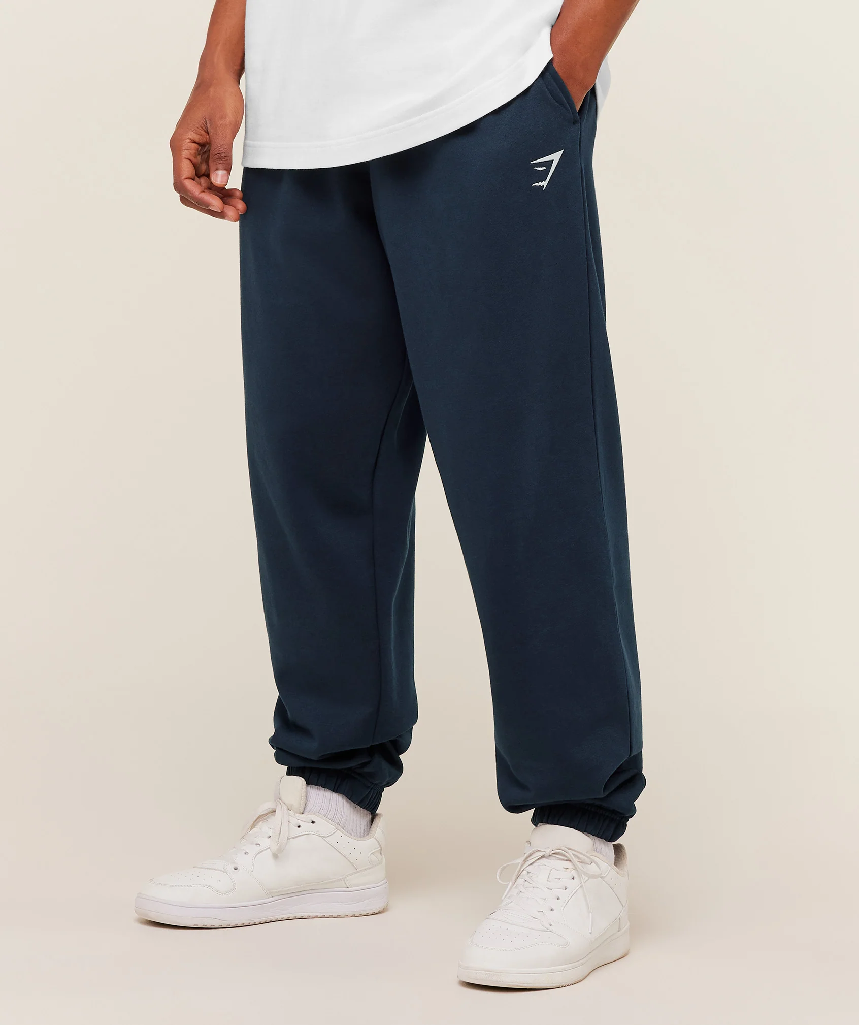 Crest Oversized Jogger Pants in Soft Brushed Fleece