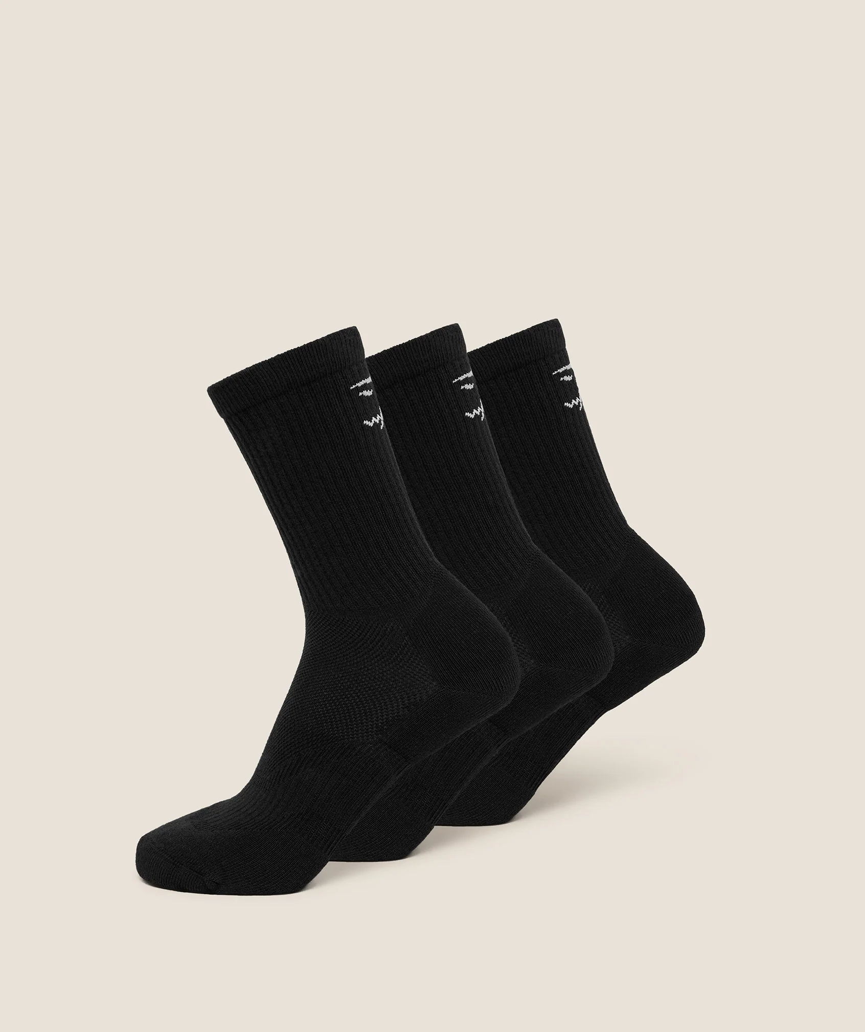 Gymshark Performance Crew Socks 3 Pack With Arch Support