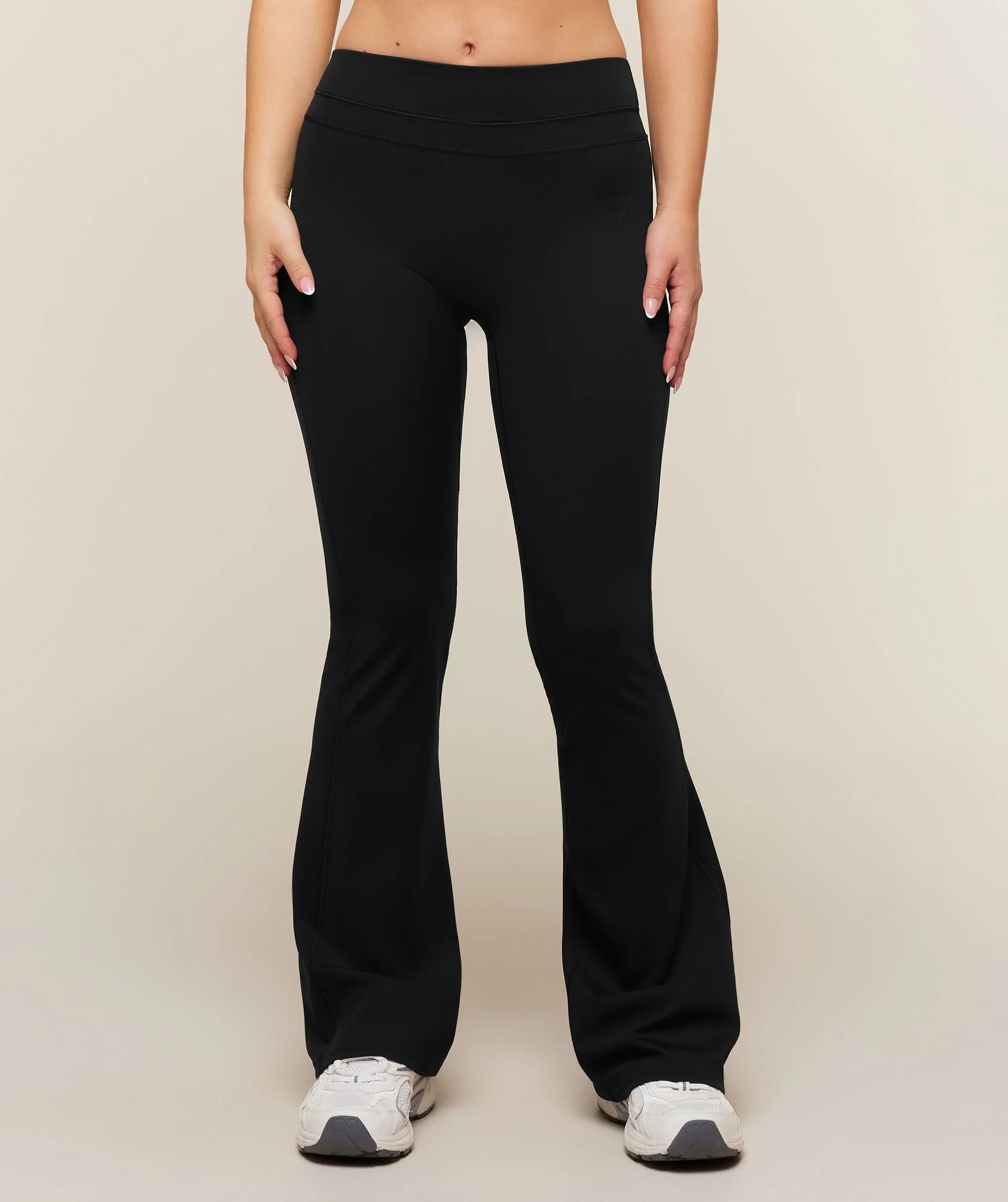 Whitney Mid-Rise Mini Flare Short Leggings in ButterSmooth Fabric