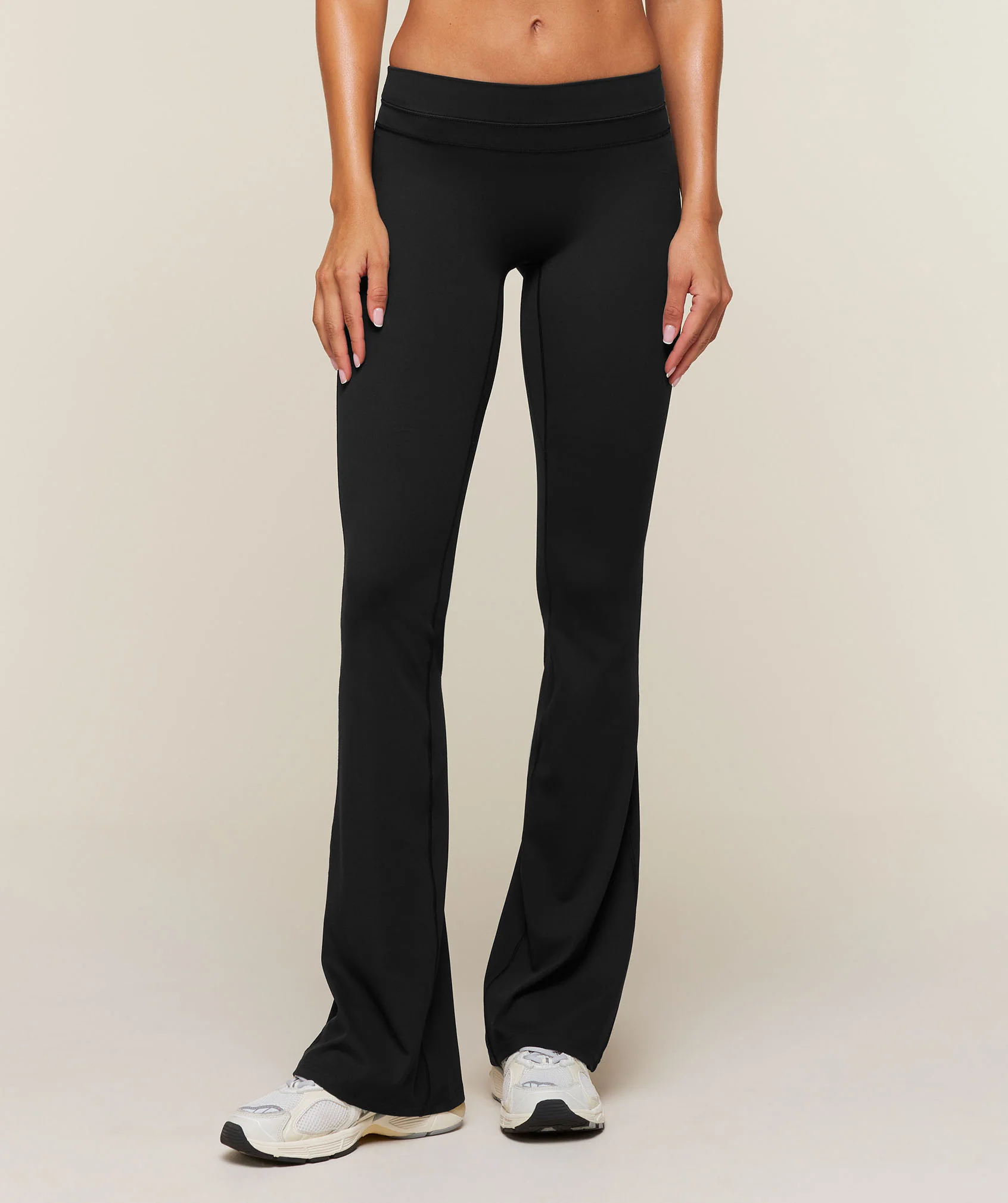 Gymshark Whitney Mid-Rise Mini Flare Tall Leggings in Black