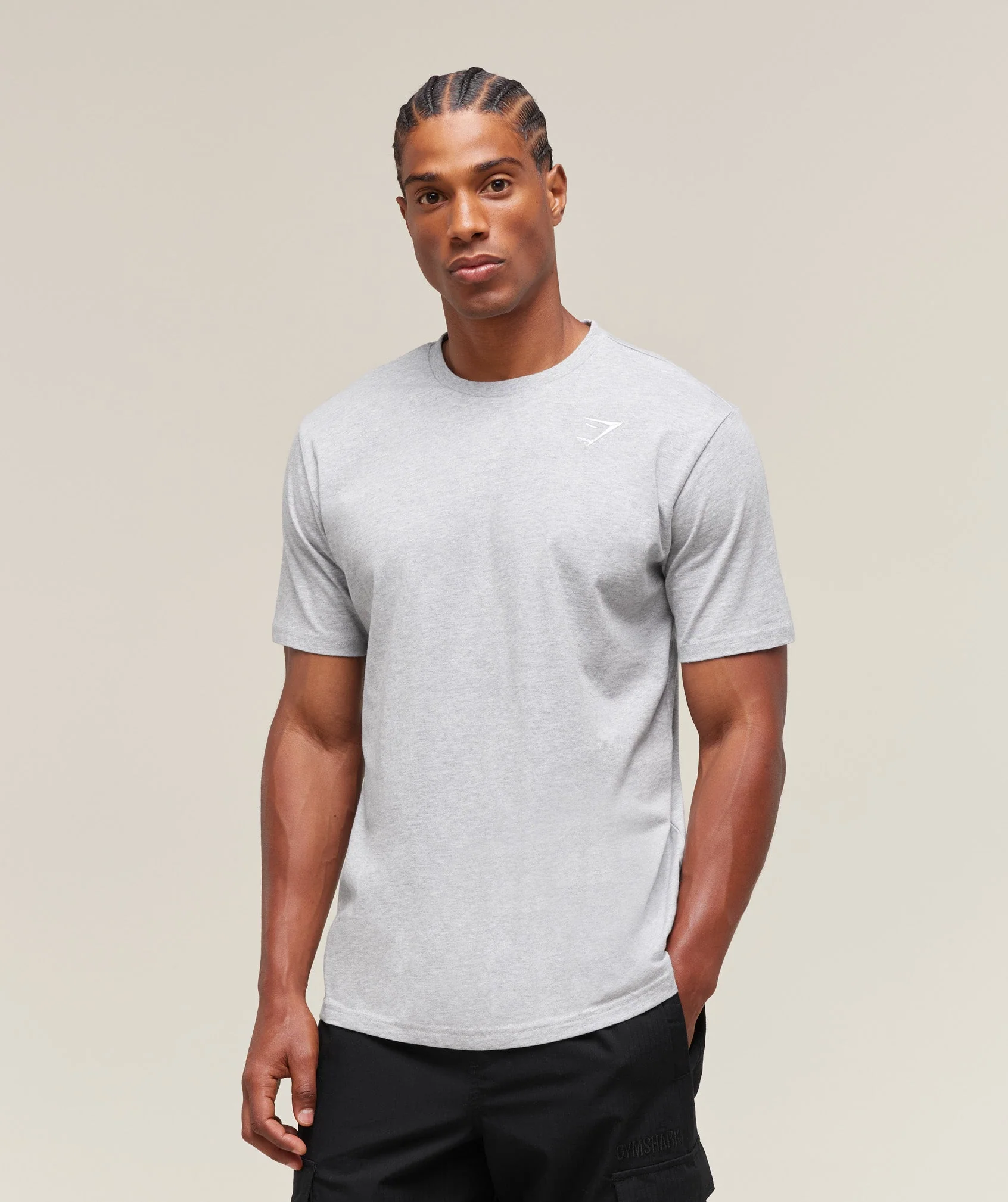 Crest T-Shirt in Soft 180gsm Cotton with Embroidered Logo