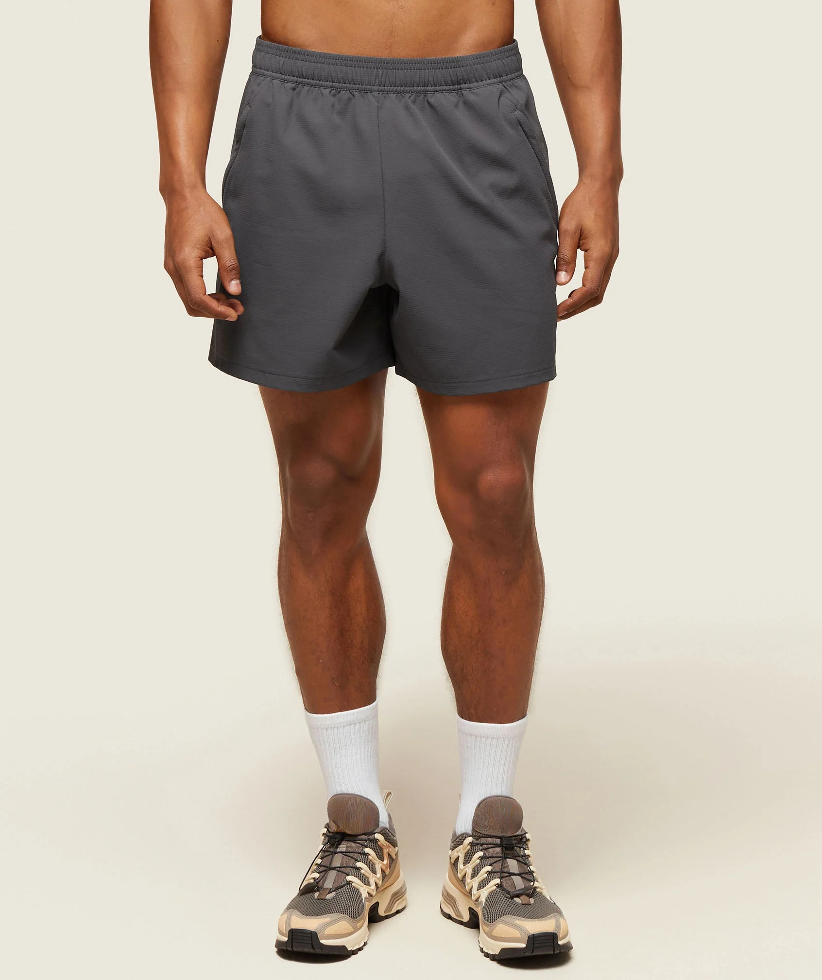 Everywear Ripstop Shorts with Zip Pockets for Gym and Commute