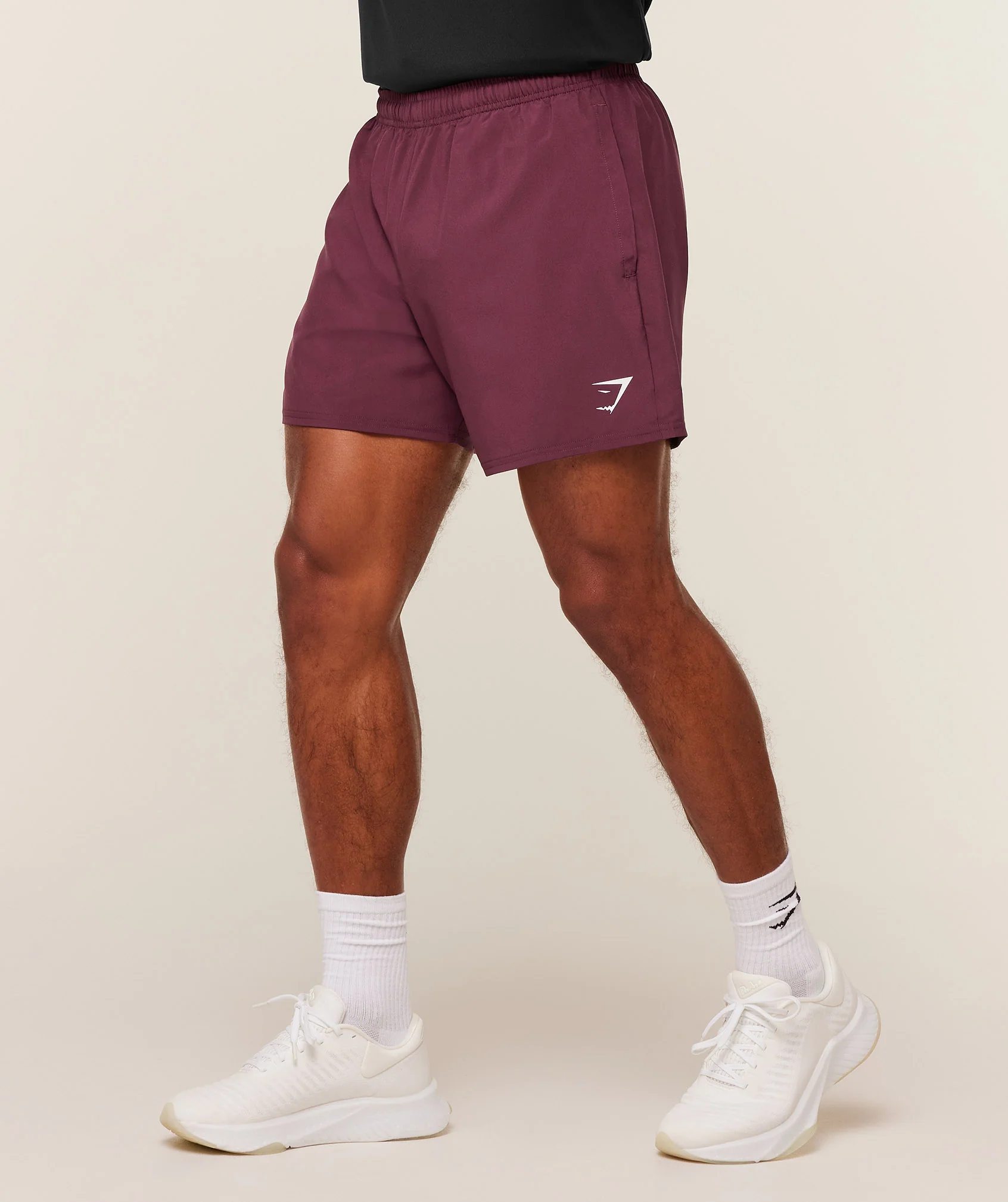 Gymshark Arrival 5" Shorts in Red for Daily Training