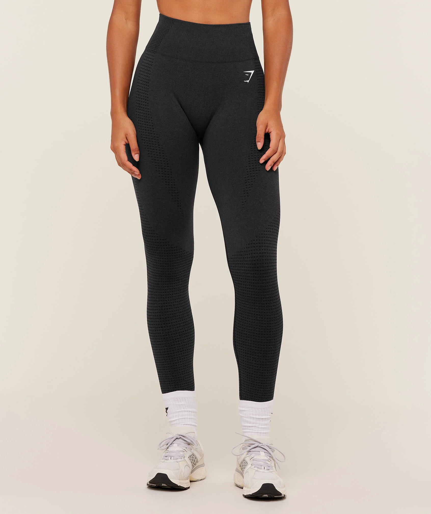 Vital Seamless Tall Leggings in Black Marl