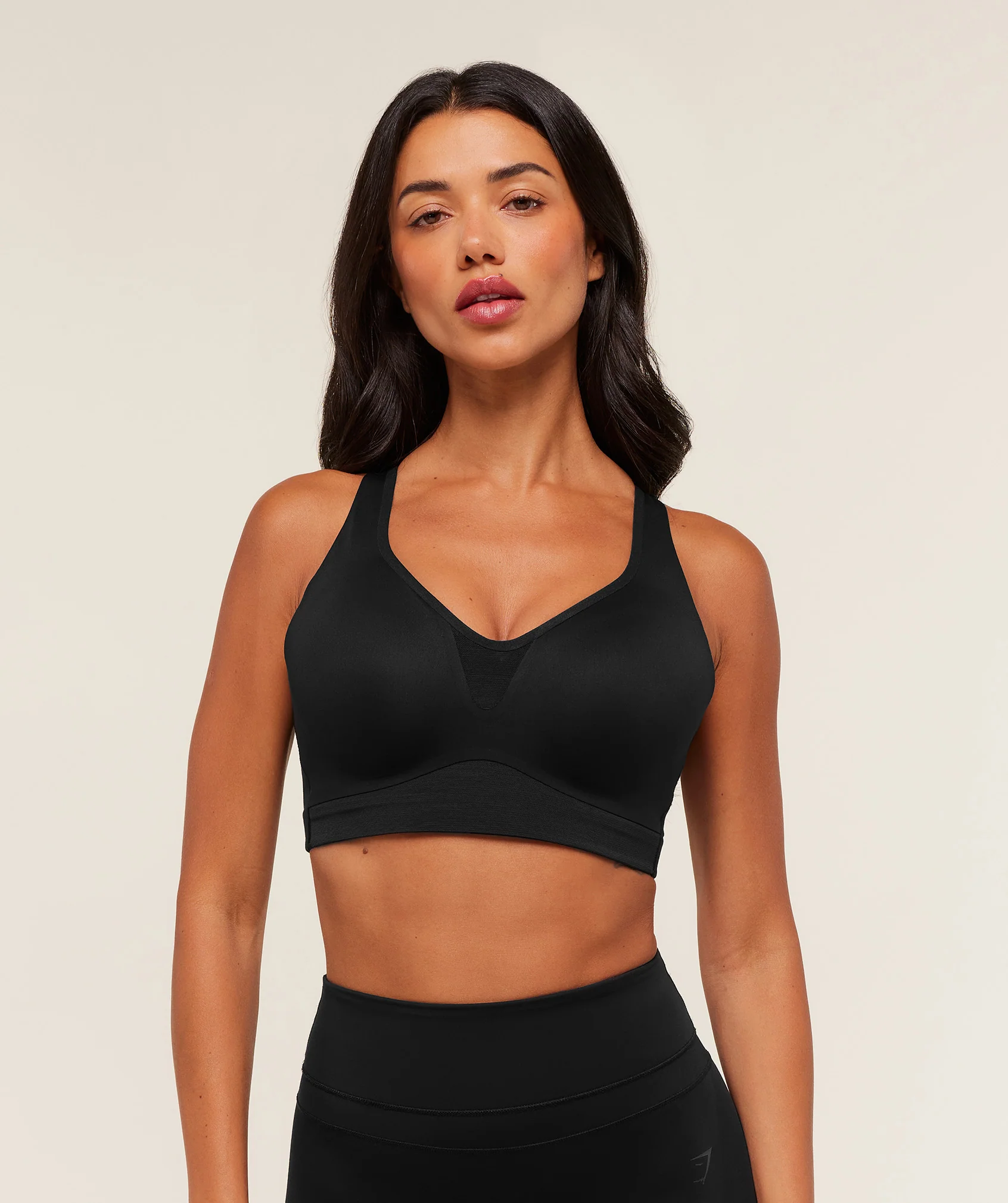Gymshark High Support V-Neck Sports Bra for HIIT Training