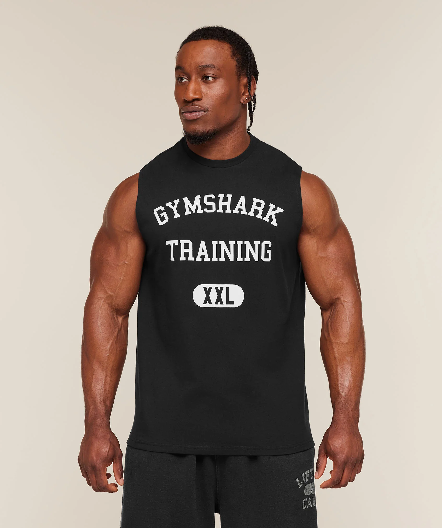 Gymshark Training Graphic Tank with Collegiate Front Print