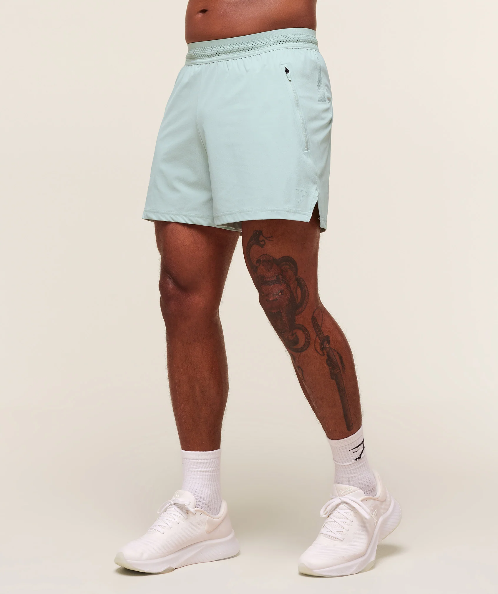 Fit Elite 5 Inch Gym-Shorts mit verklebten Reißverschlusstaschen
