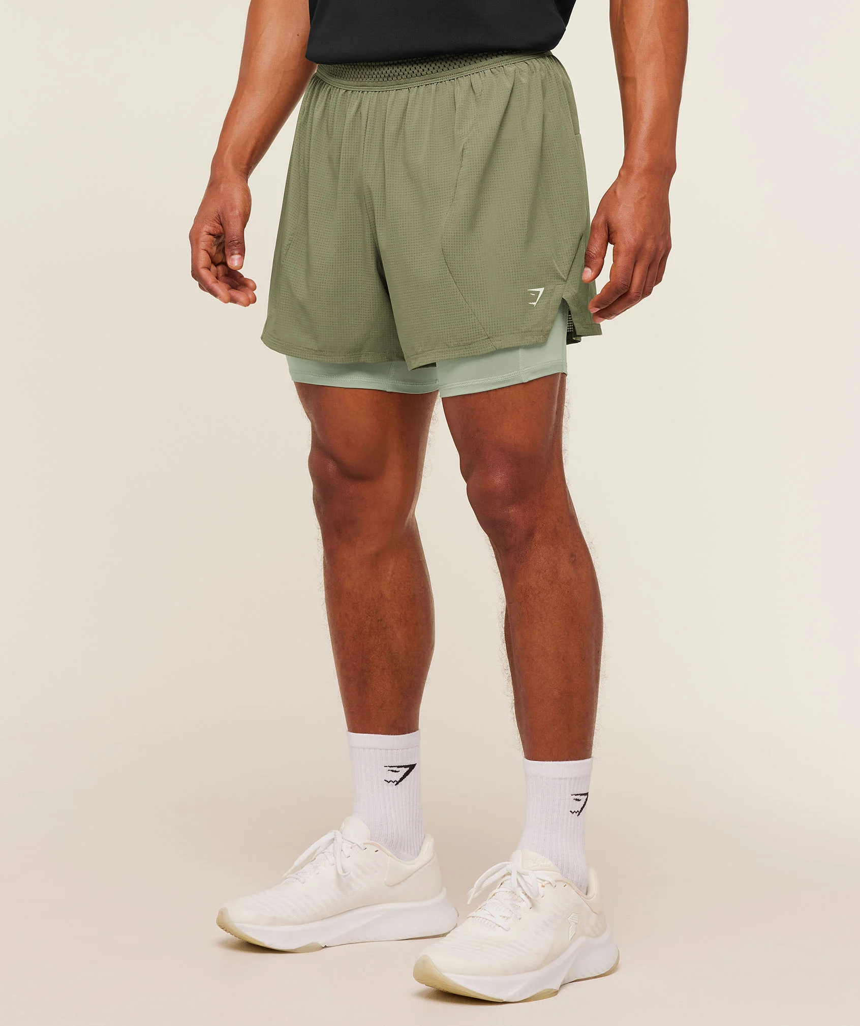 Running 4 Inch 2-in-1 Shorts with Inner Half-Tights