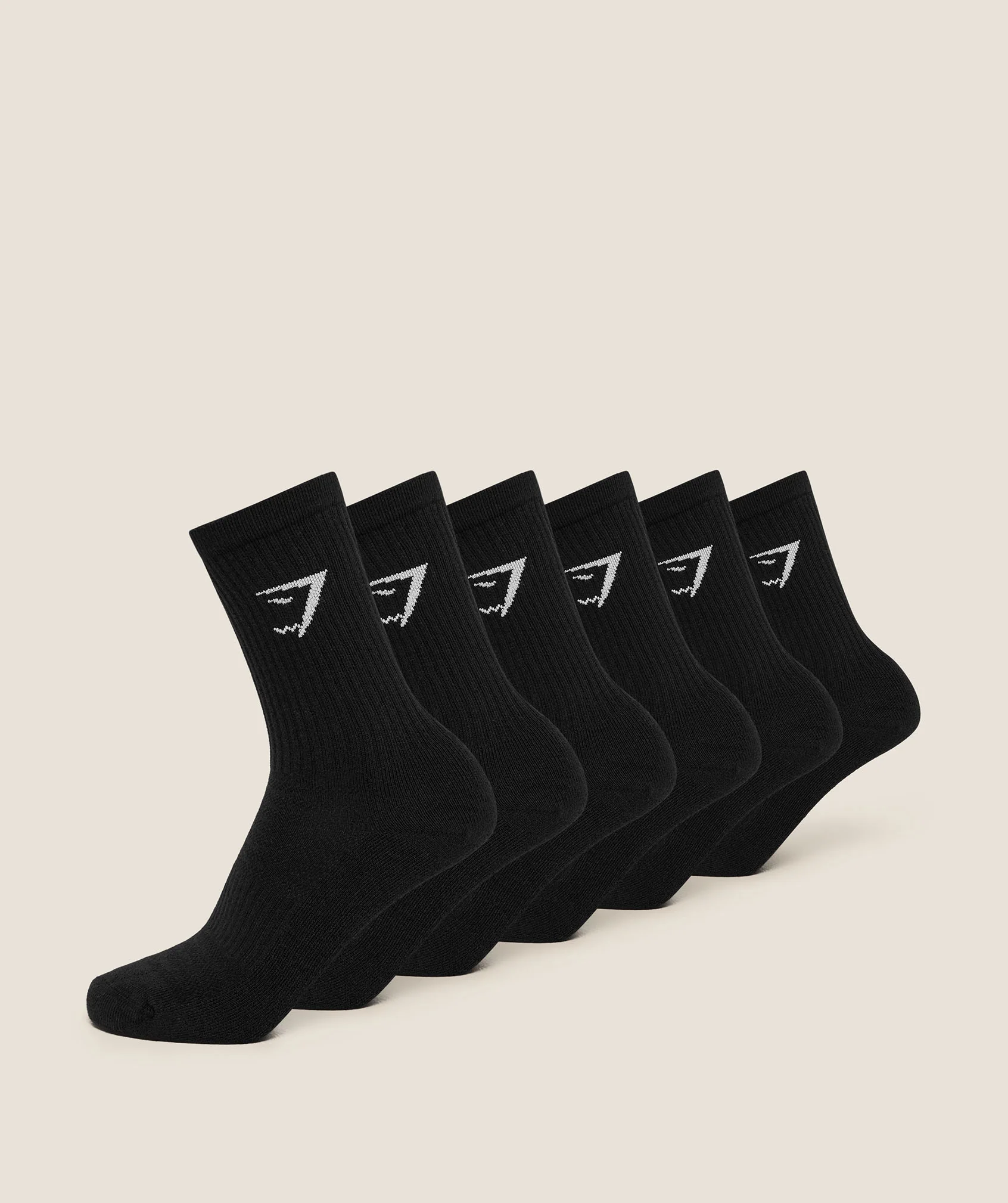 Crew Socks 6pk Cushioned Cotton Blend Crew Fit