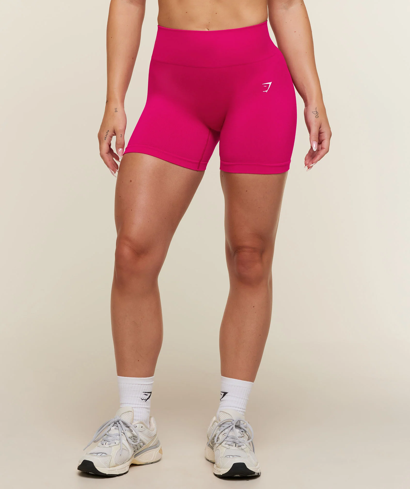 Gymshark Adapt Solid High-Rise Seamless Shorts with Scrunch Detail