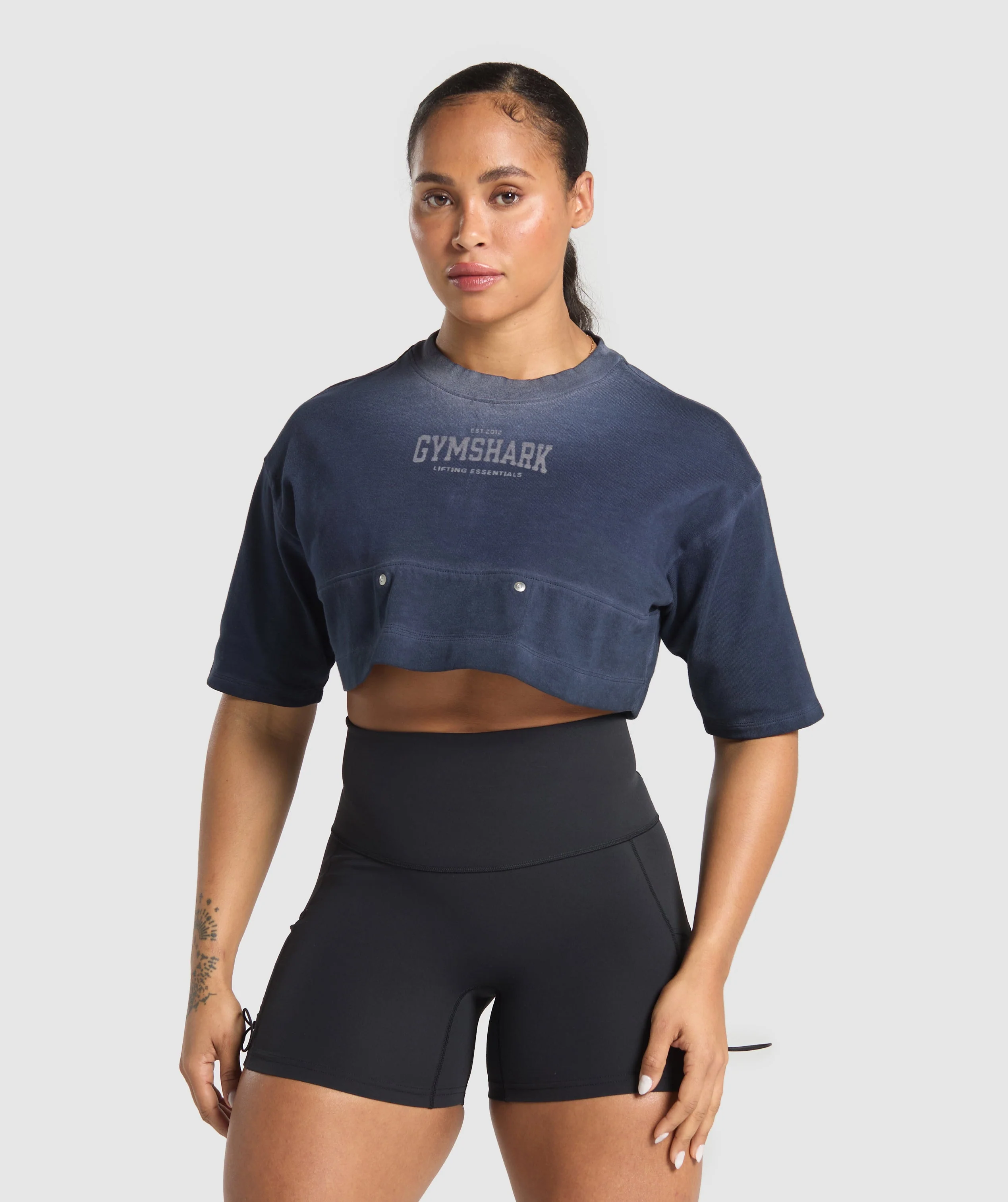 Rest Day Heavyweight T-Shirt with Dropped Shoulder and Crew Neck