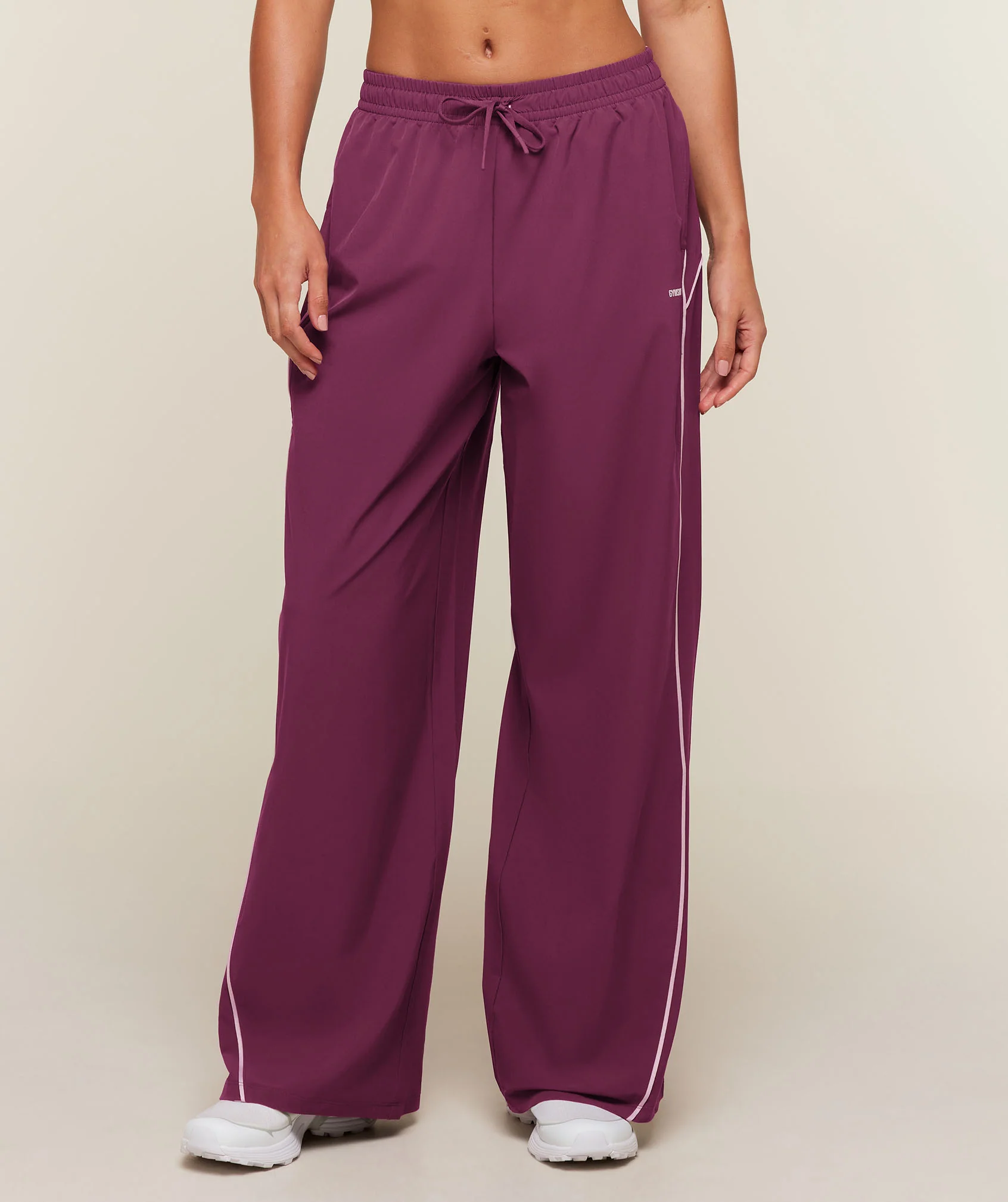 Gymshark Track Pants Oversized Wide Leg with Drawcord Waist