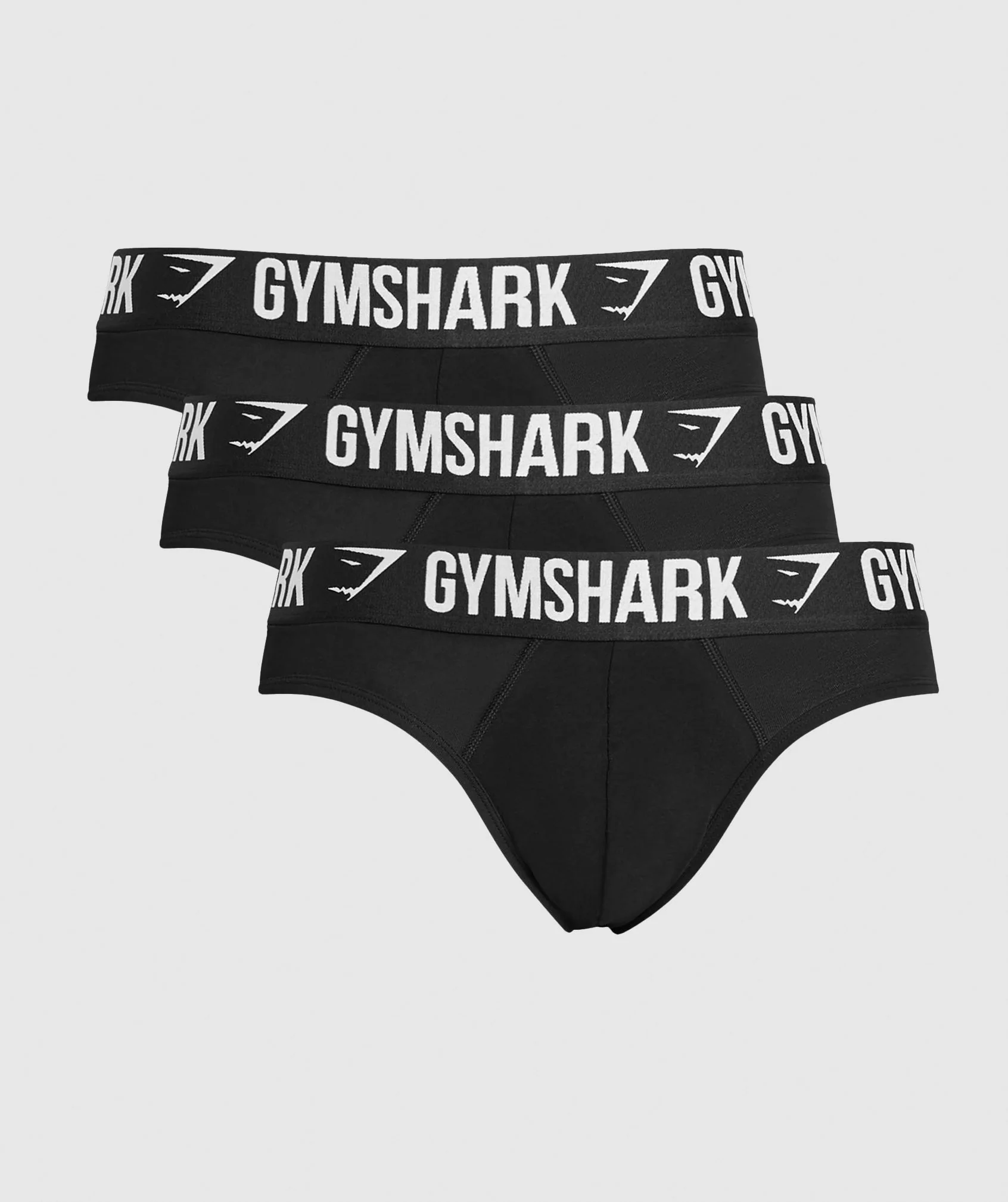 Gymshark Brief 3-pak bomuld stræk undertøj