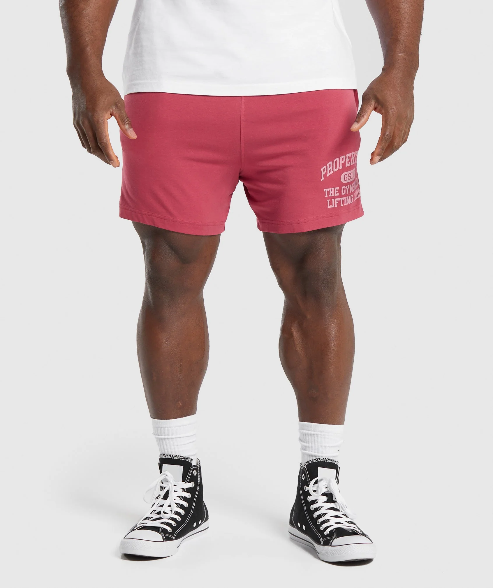 Gymshark Lightweight Jersey Shorts with Slim Fit and 5 Inch Inseam