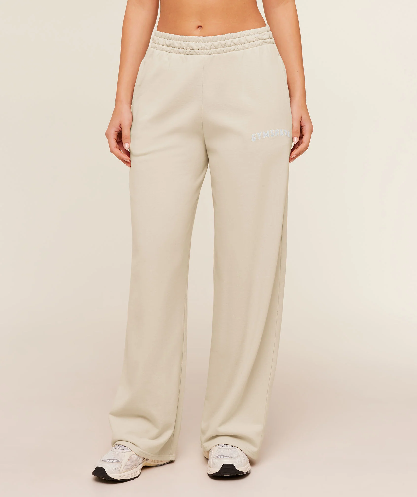 Chainstitch Graphic Wide Leg Sweatpants Rest Day Joggers