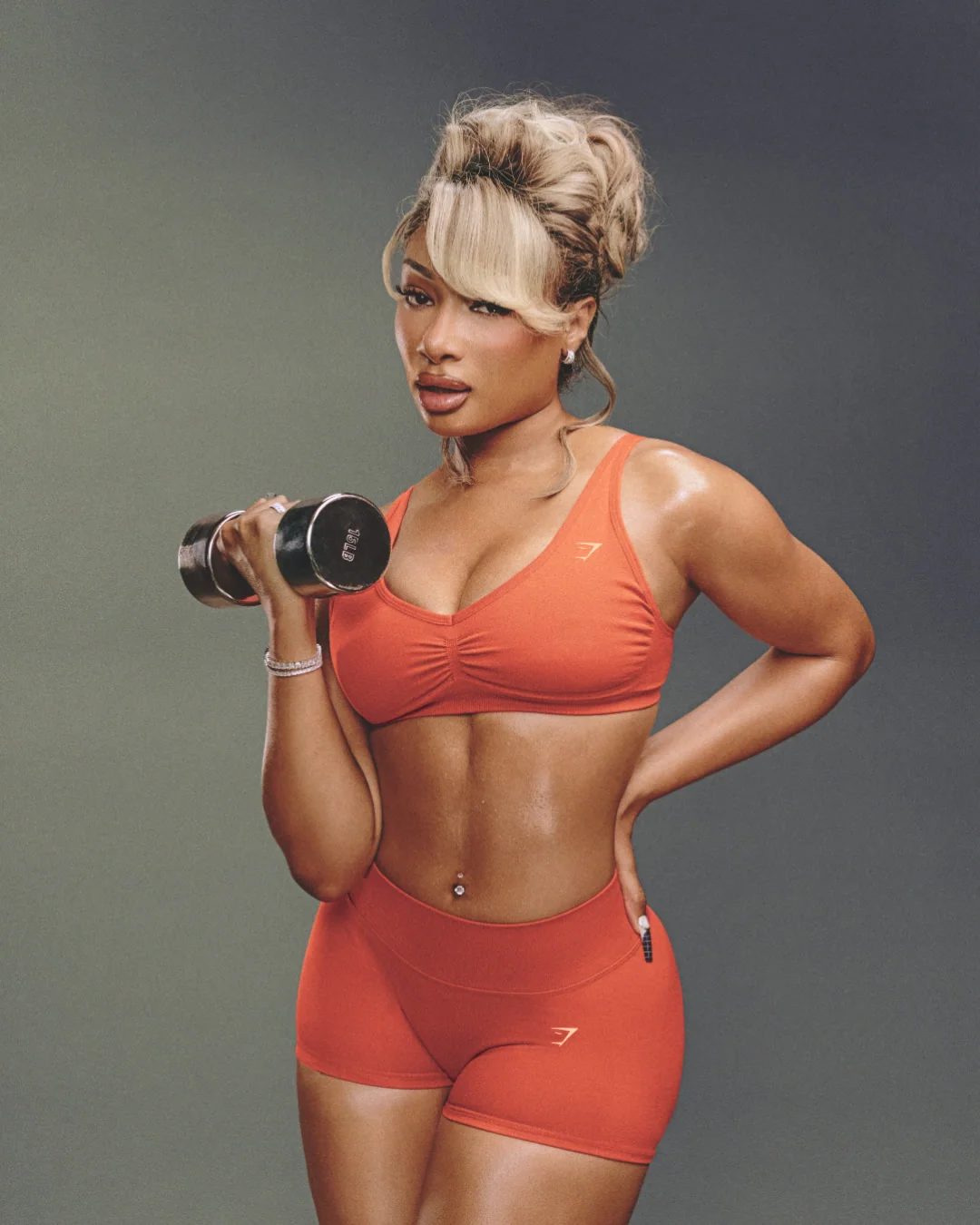 Lift Seamless Sports Bra Light Support Orange