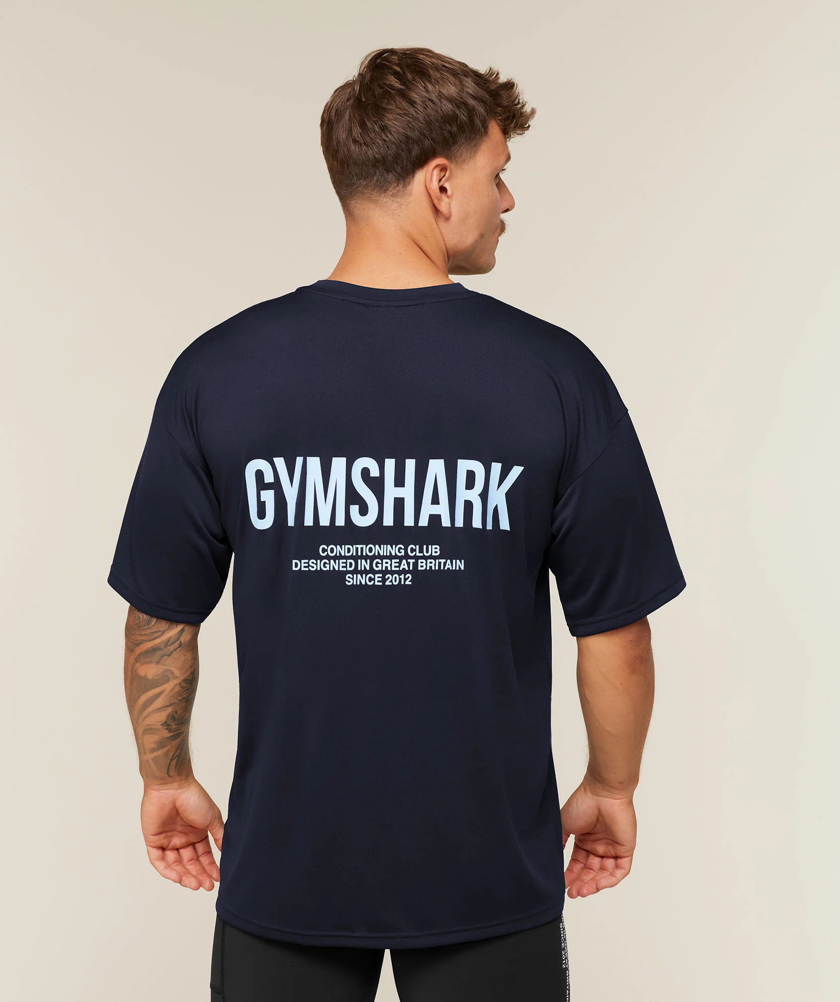 Gymshark Conditioning Club Oversized T-Shirt in Blue