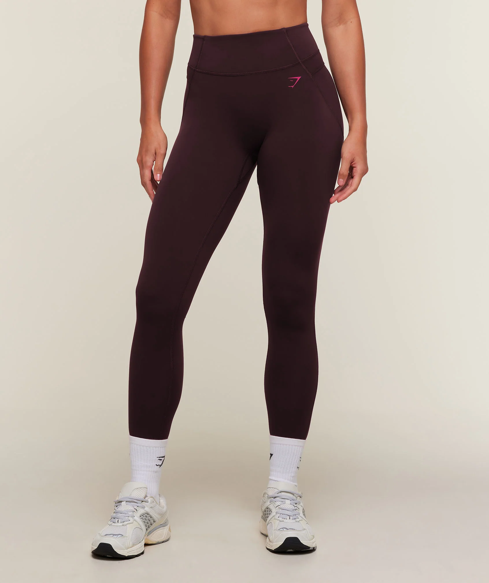 Gymshark Edge Dipped Leggings High-Rise Squat-Proof Purple